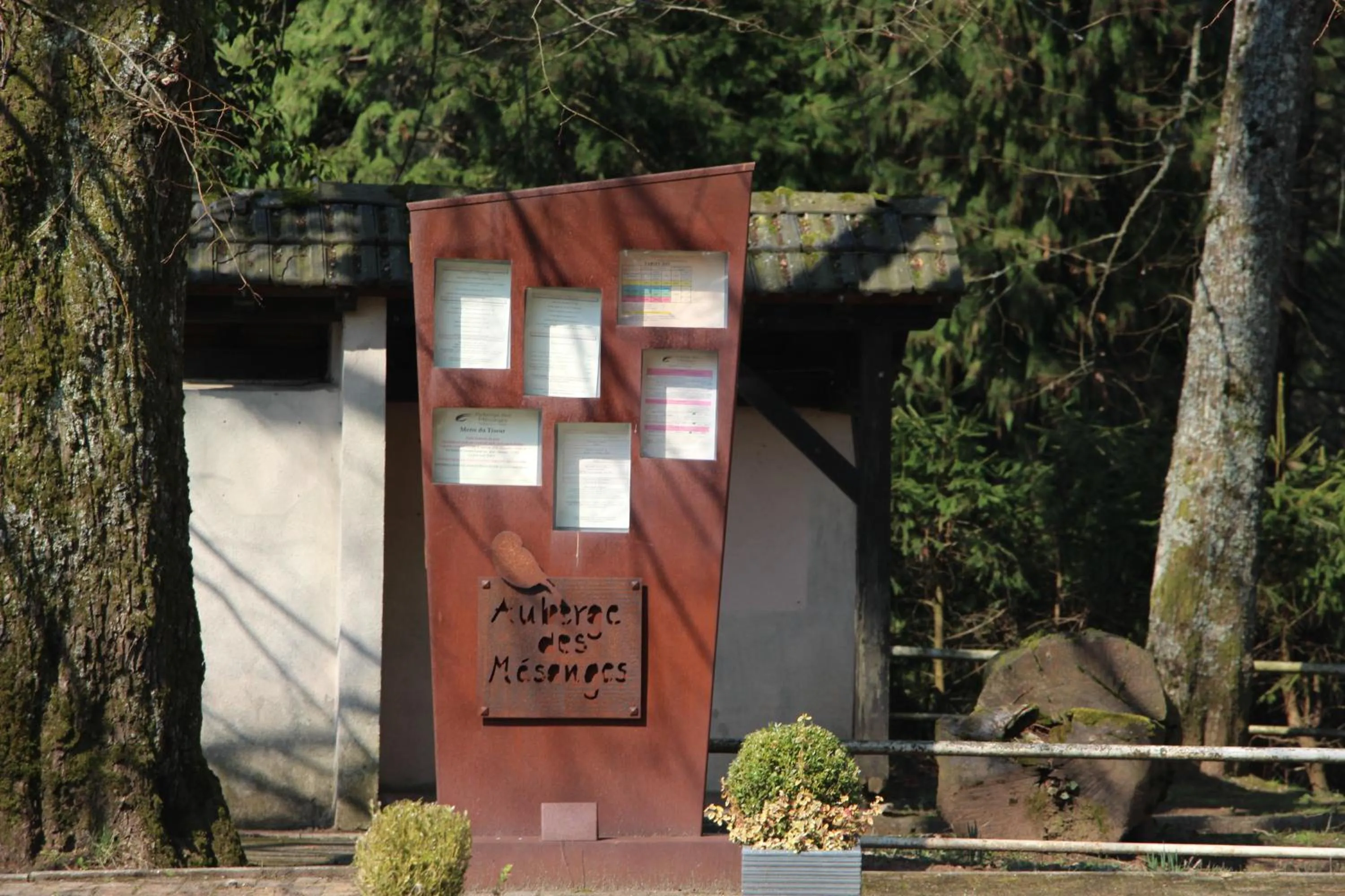 View (from property/room) in Auberge Des Mésanges