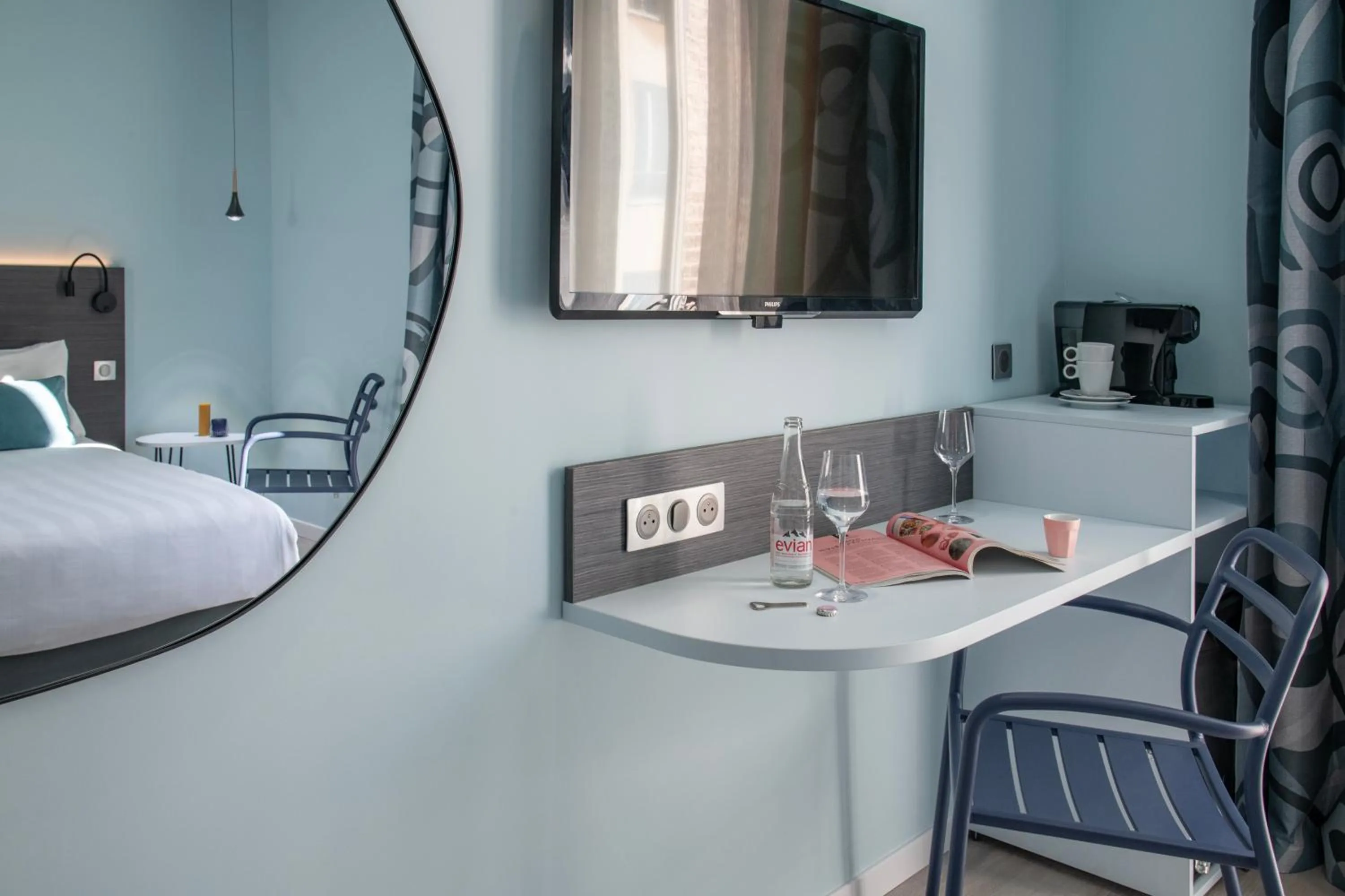 Decorative detail, Bed in Best Western Alba