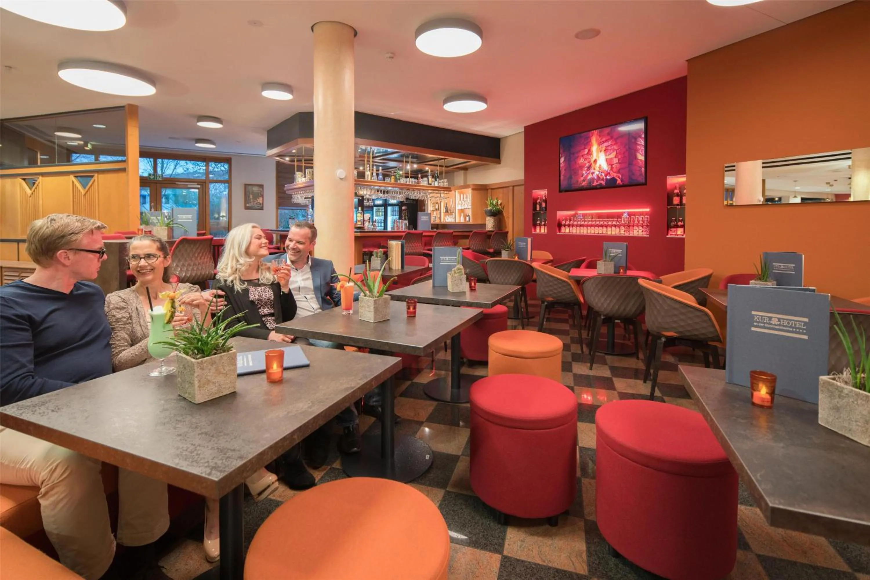 Lounge or bar in Best Western Plus Kurhotel an der Obermaintherme