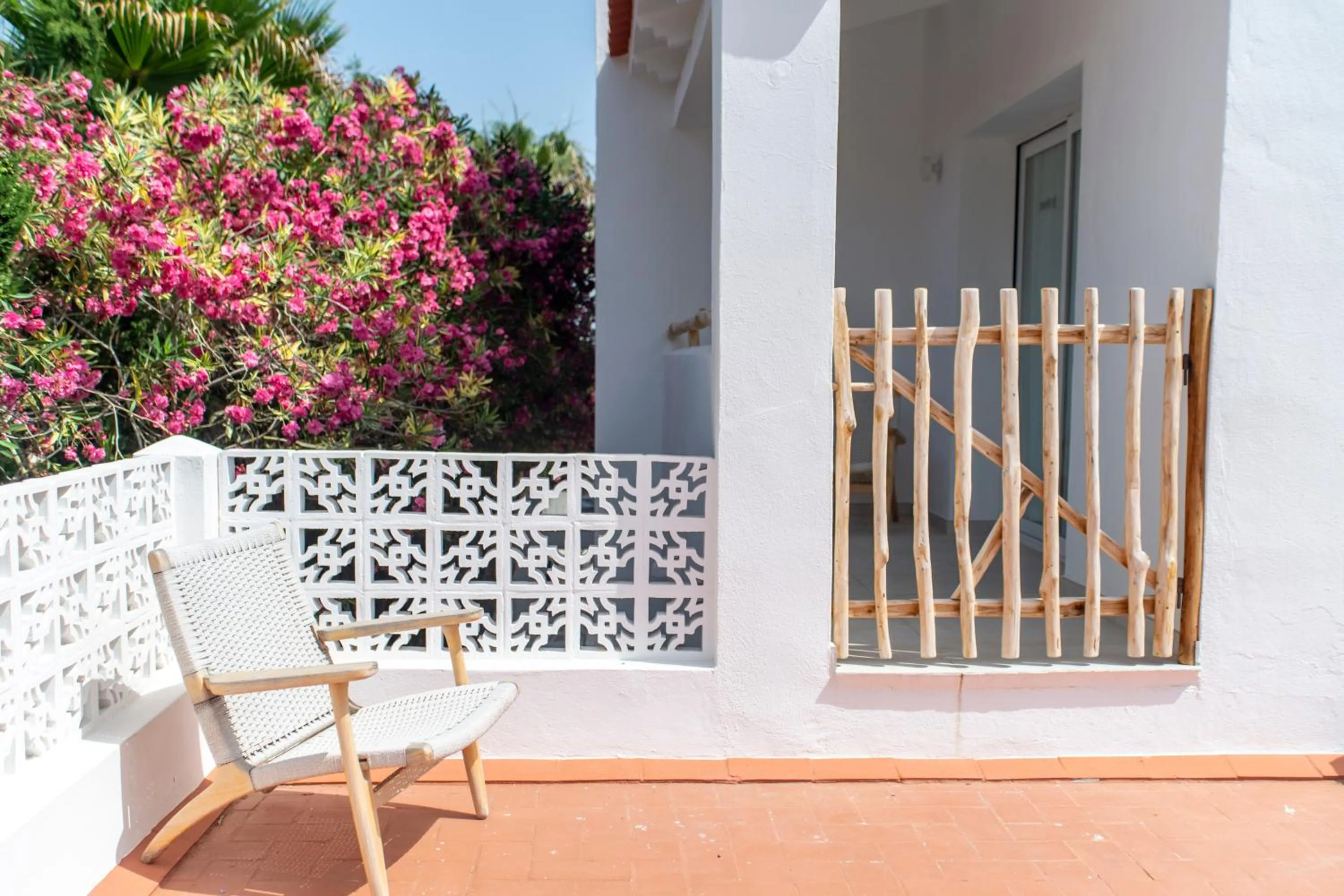 Balcony/Terrace in Hotel Boutique & Spa Las Mimosas Ibiza