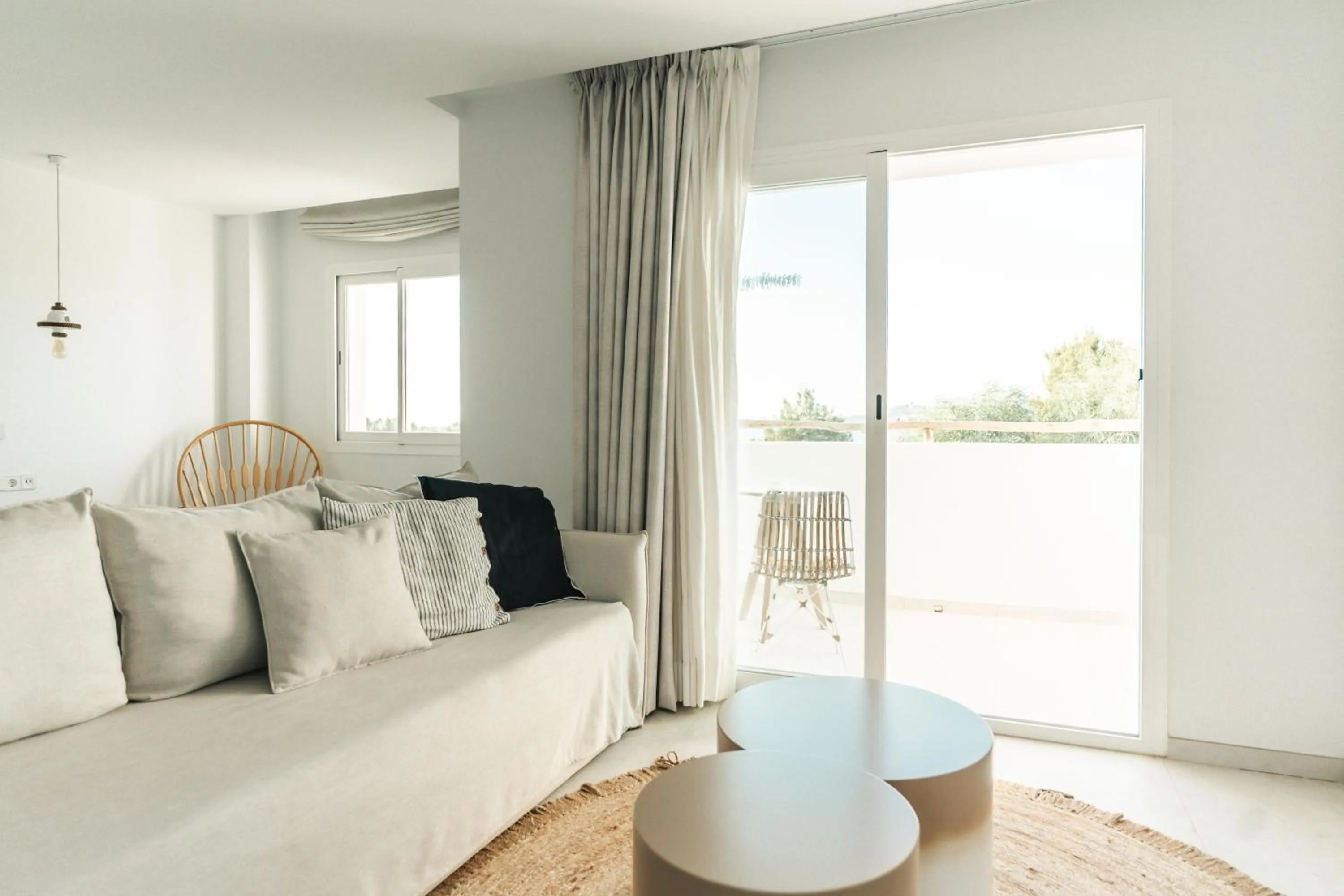 Living room in Hotel Boutique & Spa Las Mimosas Ibiza
