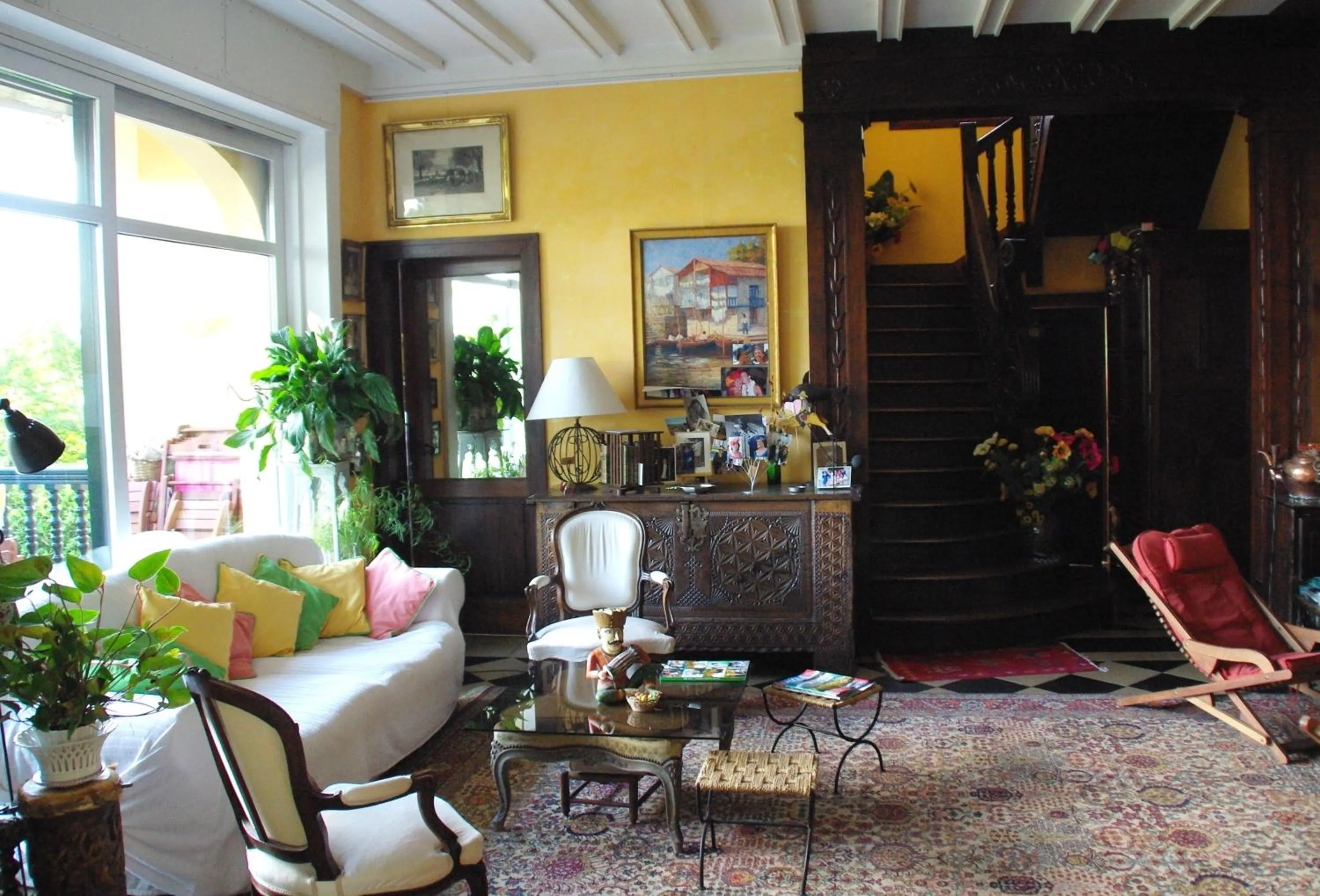 Living room in Villa La Croix Basque