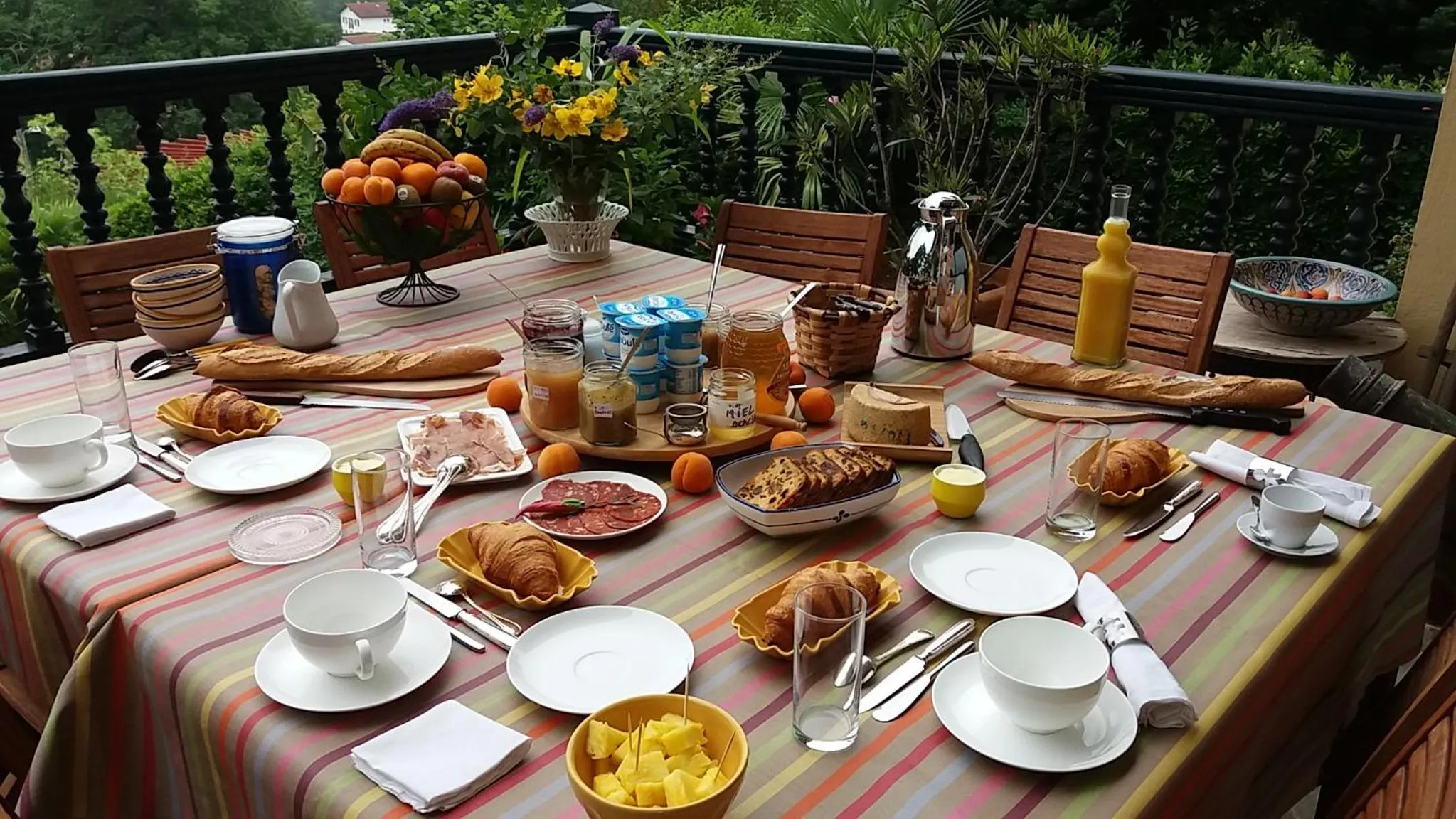 Balcony/Terrace in Villa La Croix Basque