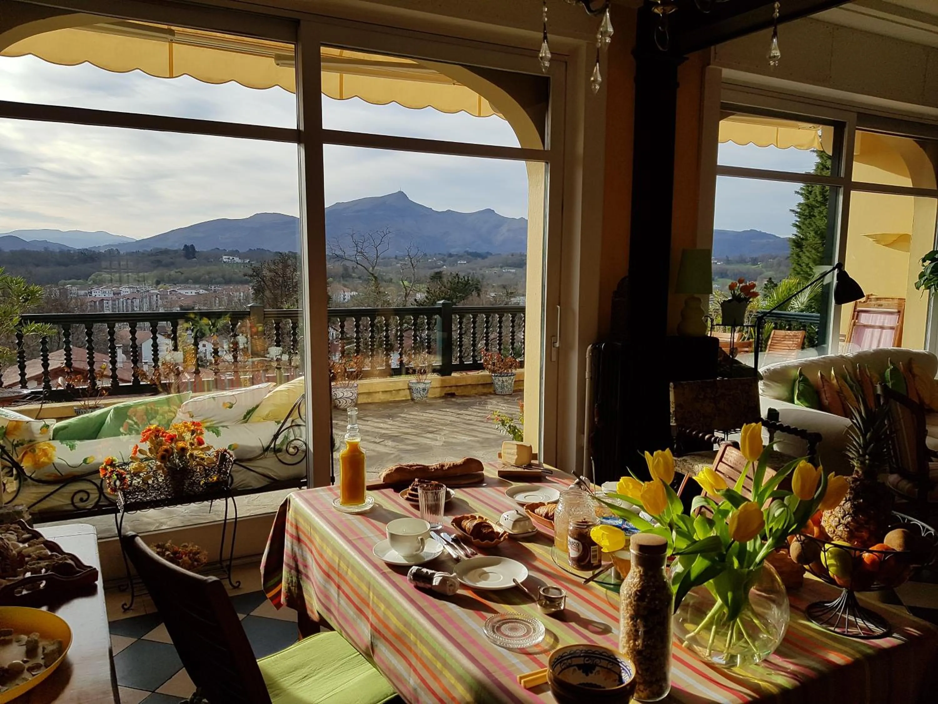 Balcony/Terrace in Villa La Croix Basque