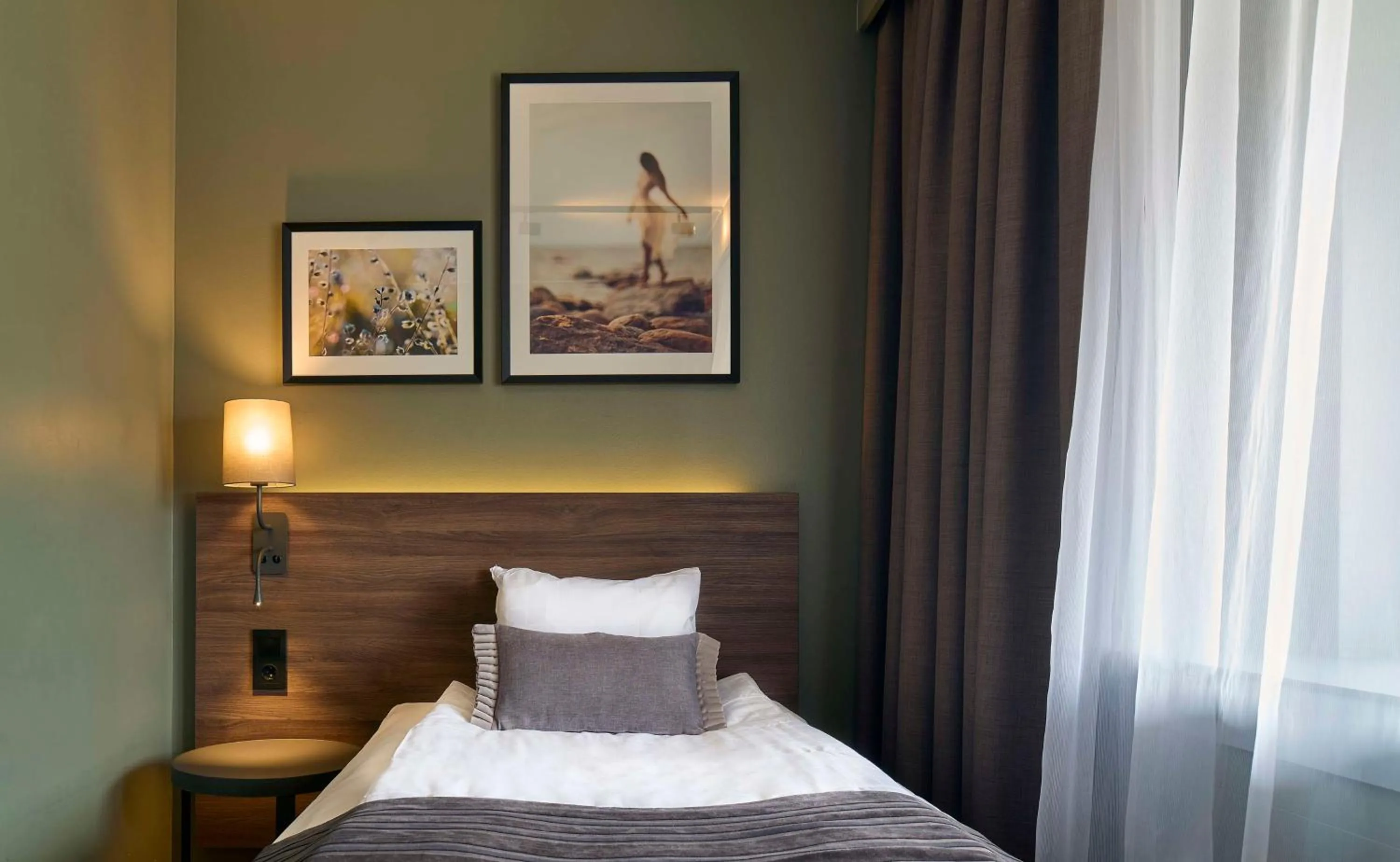 Bedroom, Bed in Scandic Rubinen