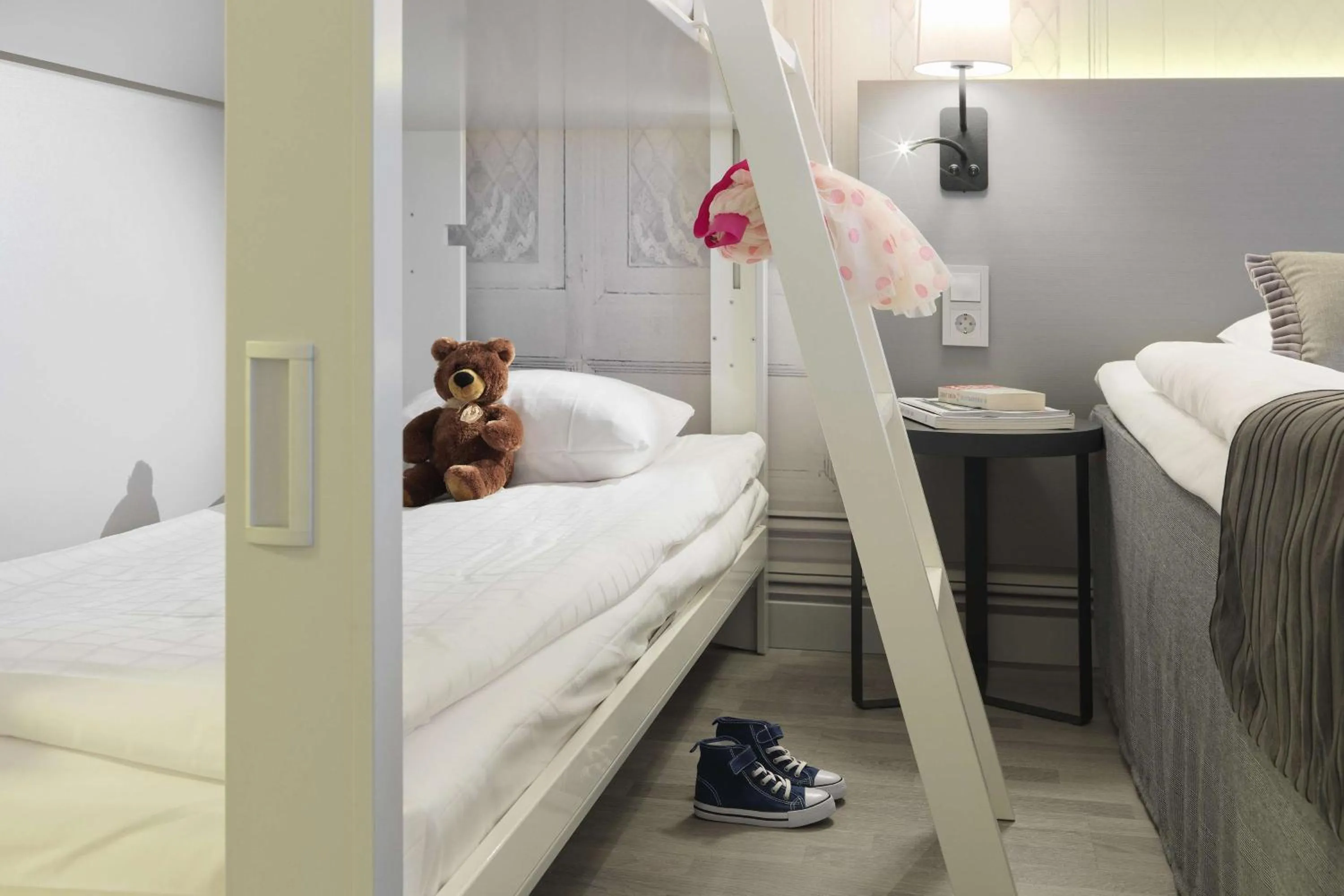 Bedroom, Bed in Scandic Rubinen