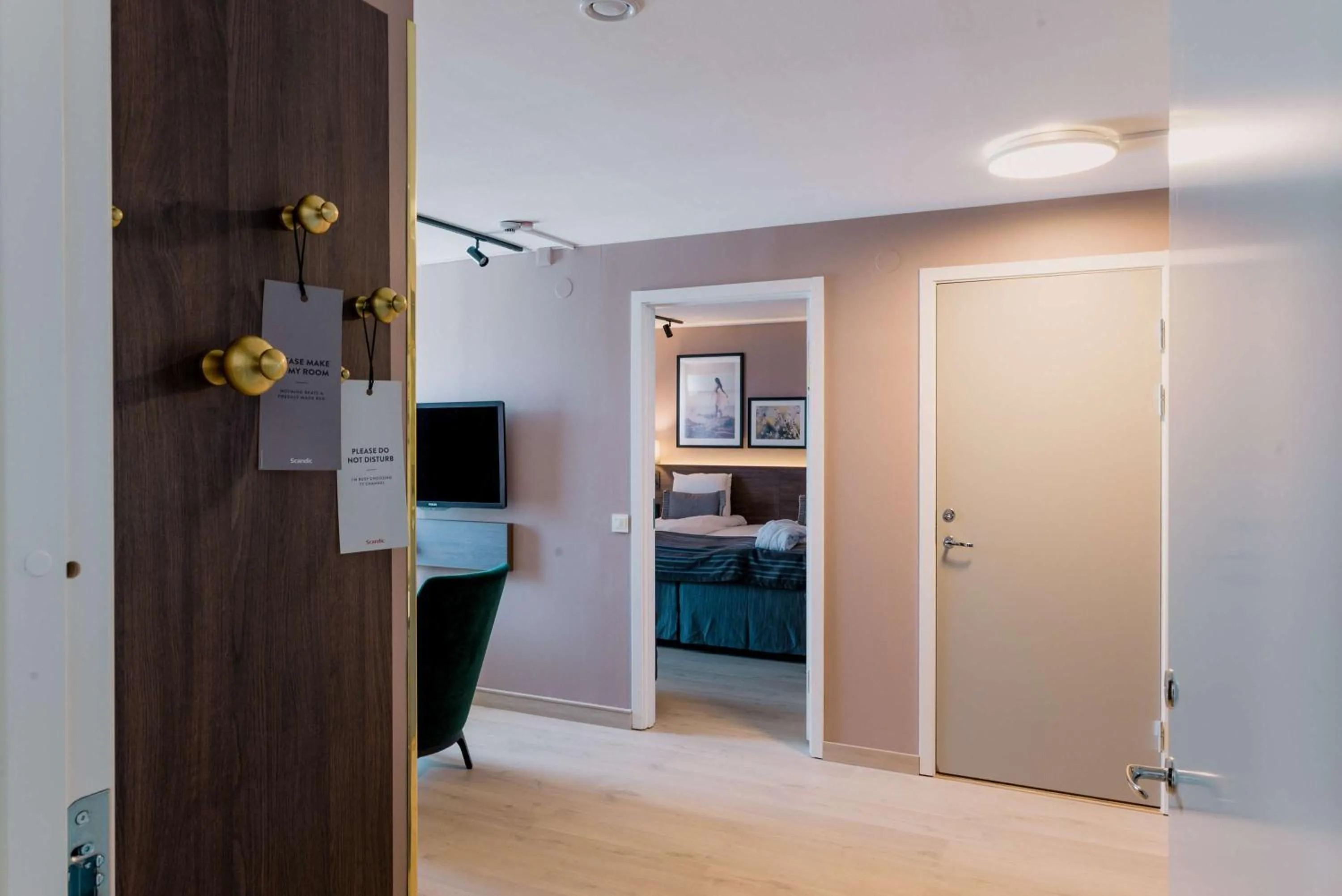 Photo of the whole room, Bed in Scandic Rubinen