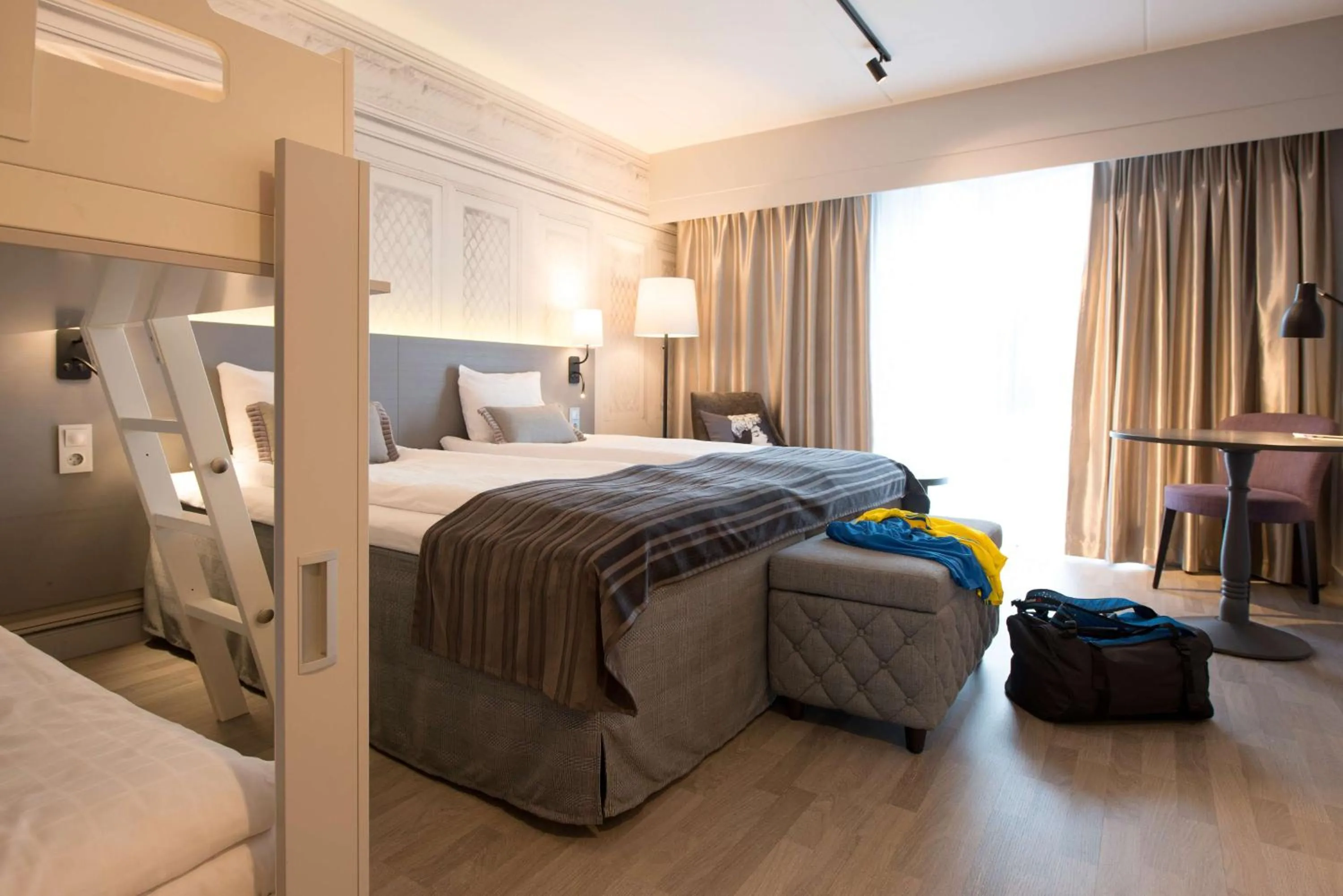 Bedroom, Bed in Scandic Rubinen