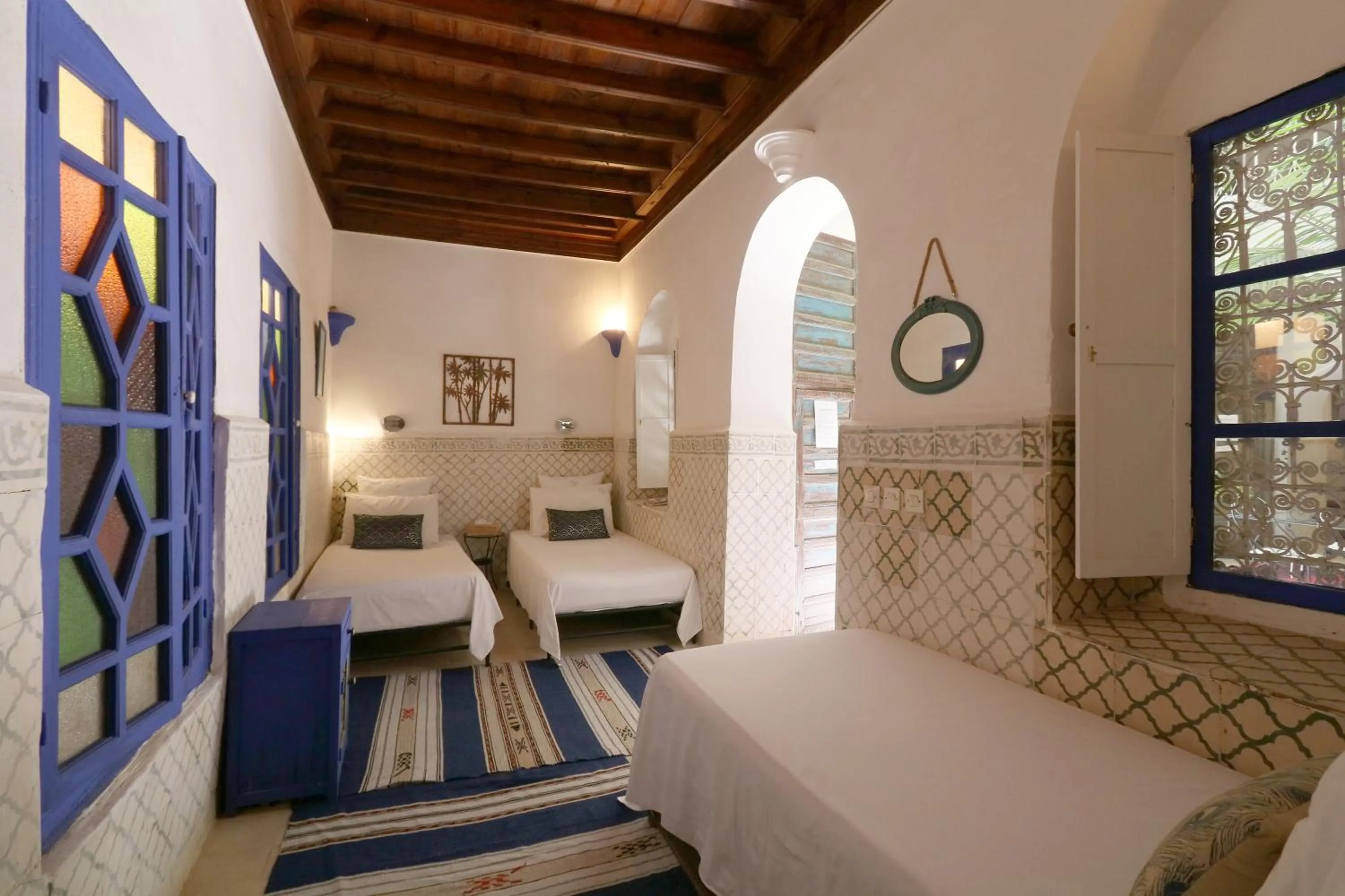 Bed in Riad Merstane Marrakech