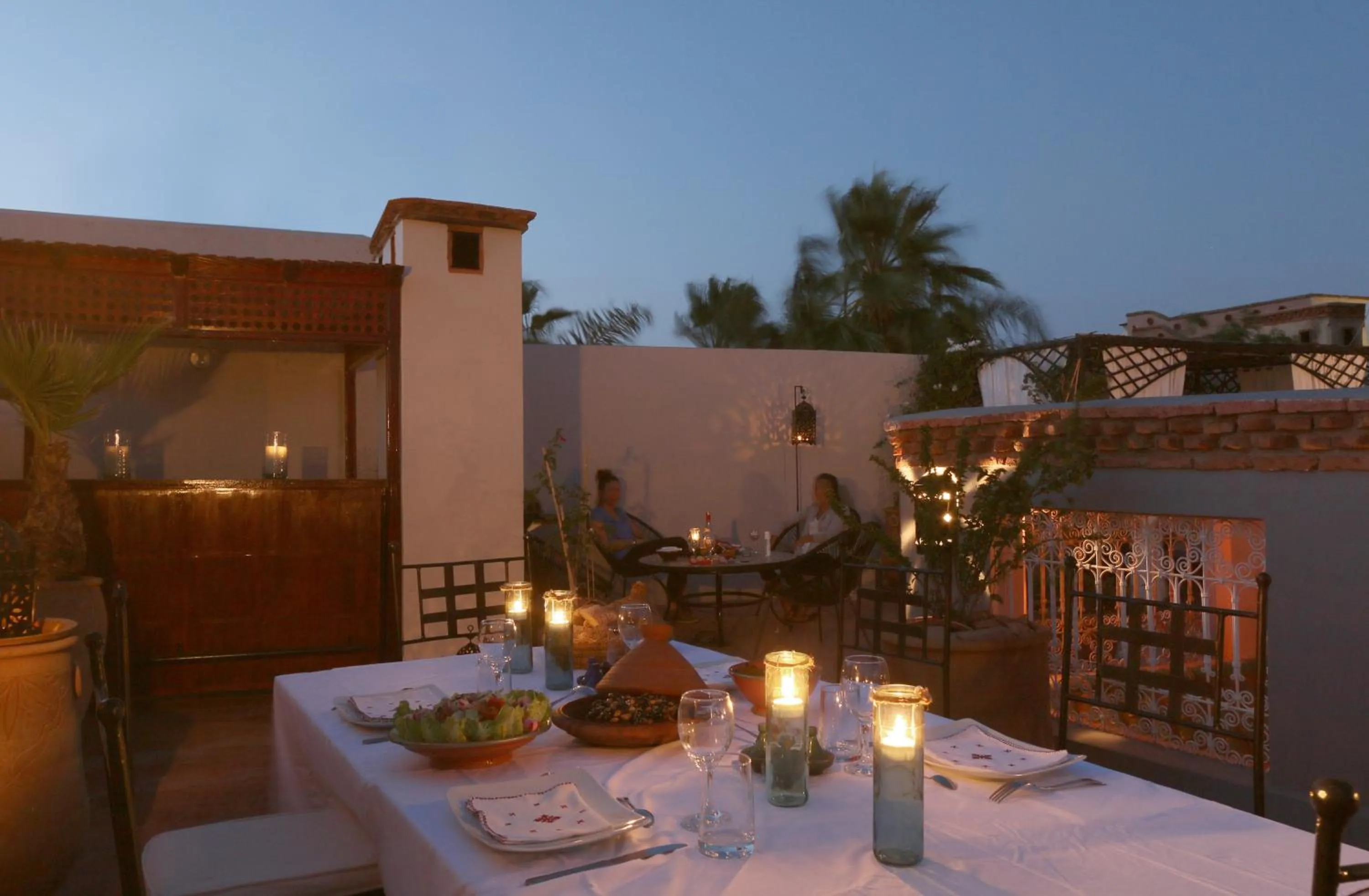 Balcony/Terrace in Riad Merstane Marrakech