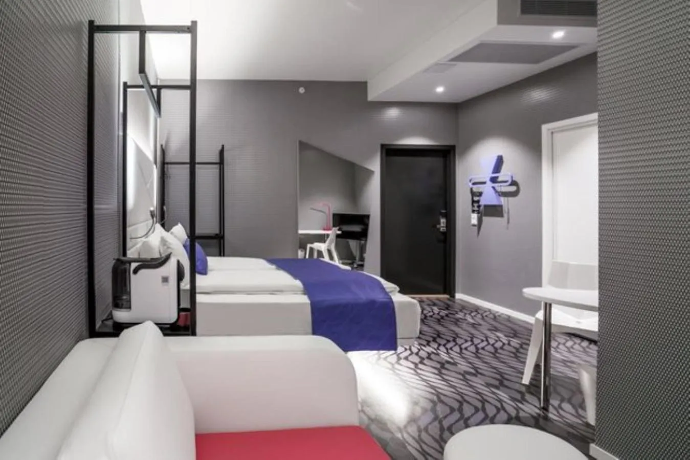 Bed in Magic Hotel & Apartments Kløverhuset