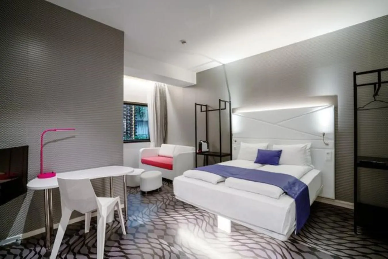 Bed in Magic Hotel & Apartments Kløverhuset