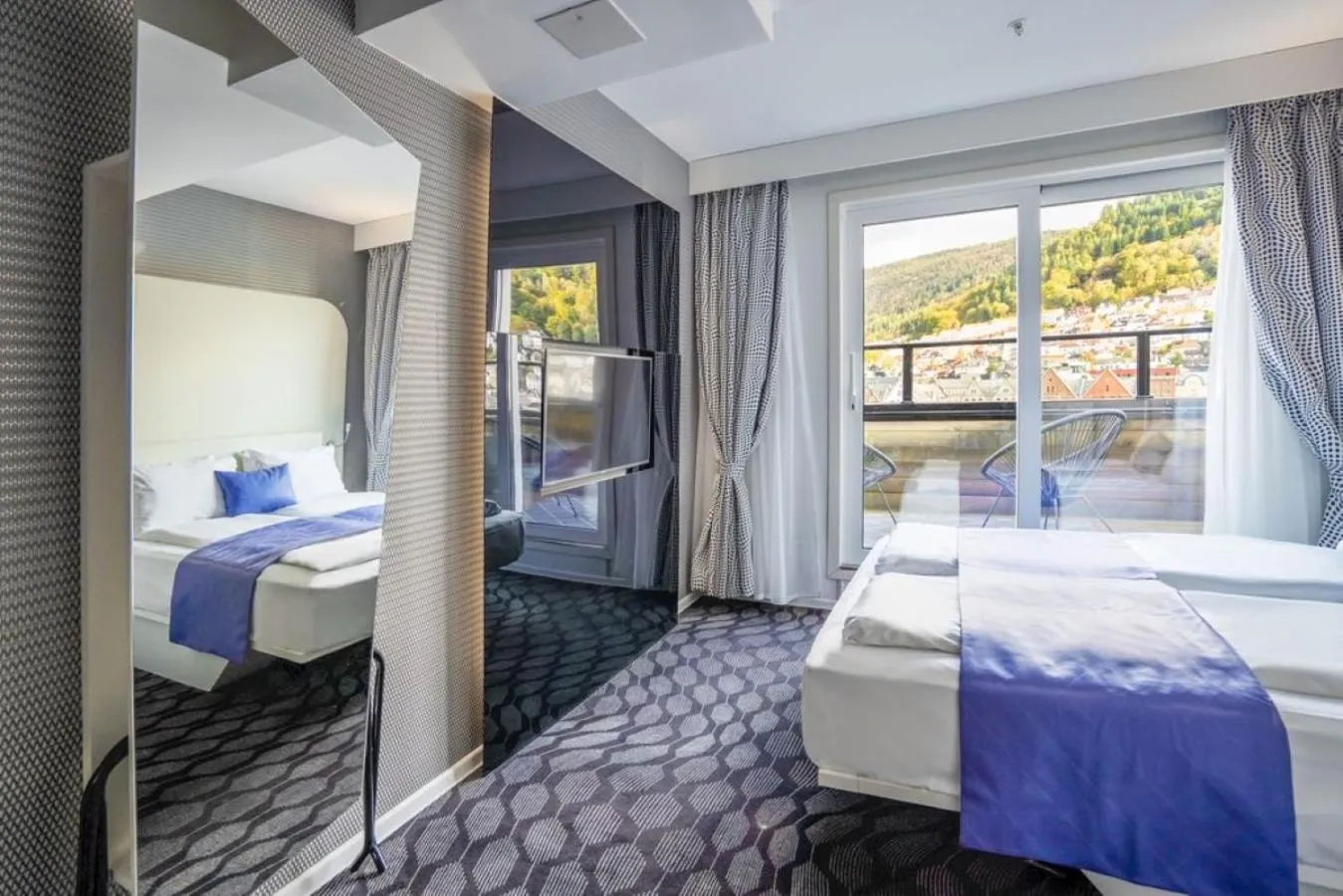 Bed in Magic Hotel & Apartments Kløverhuset