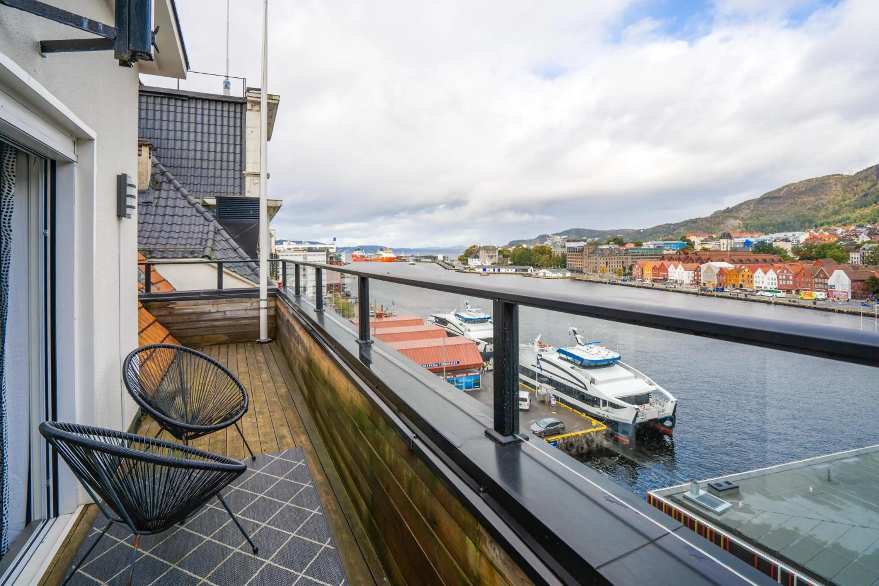 Patio in Magic Hotel & Apartments Kløverhuset