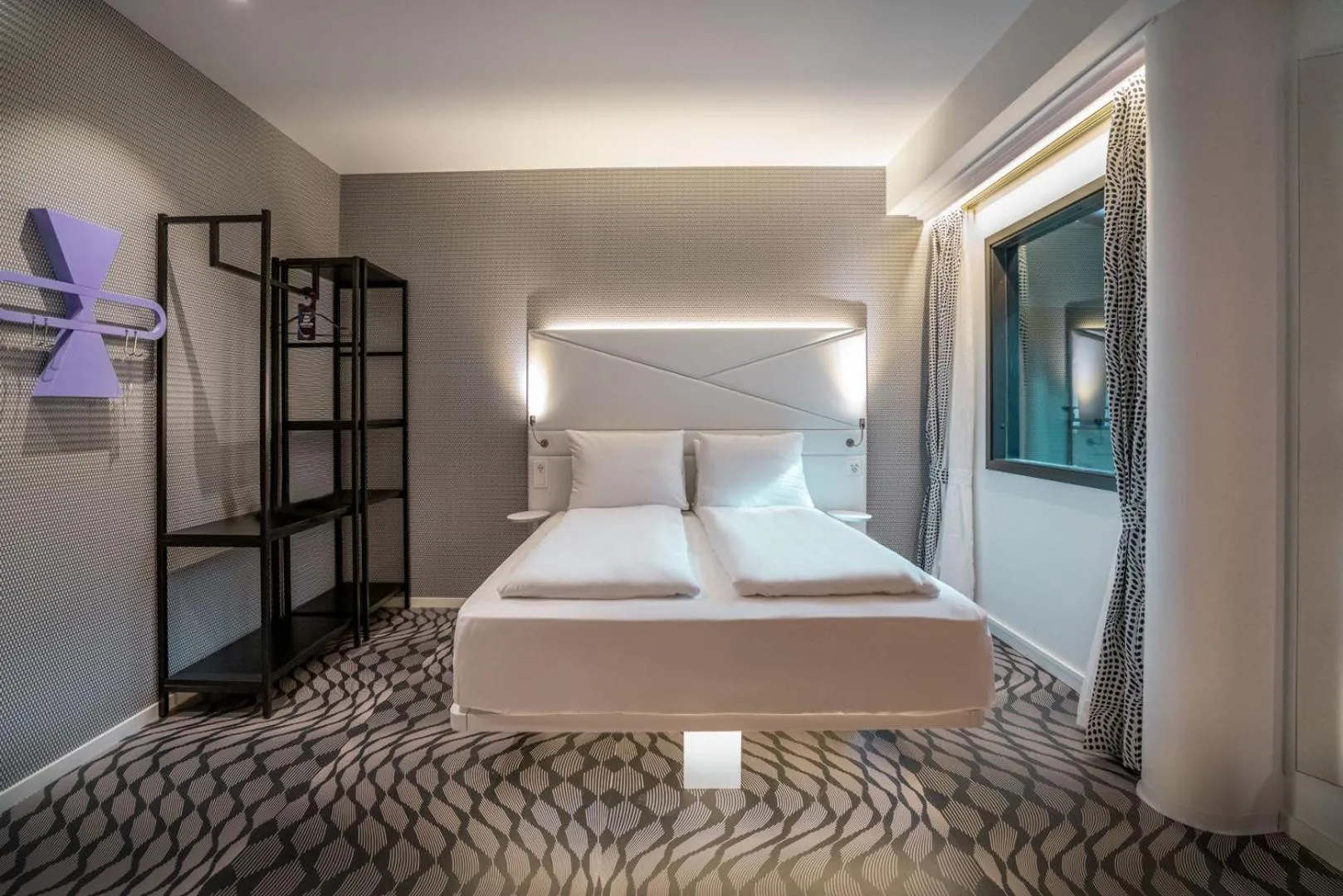 Bed in Magic Hotel & Apartments Kløverhuset