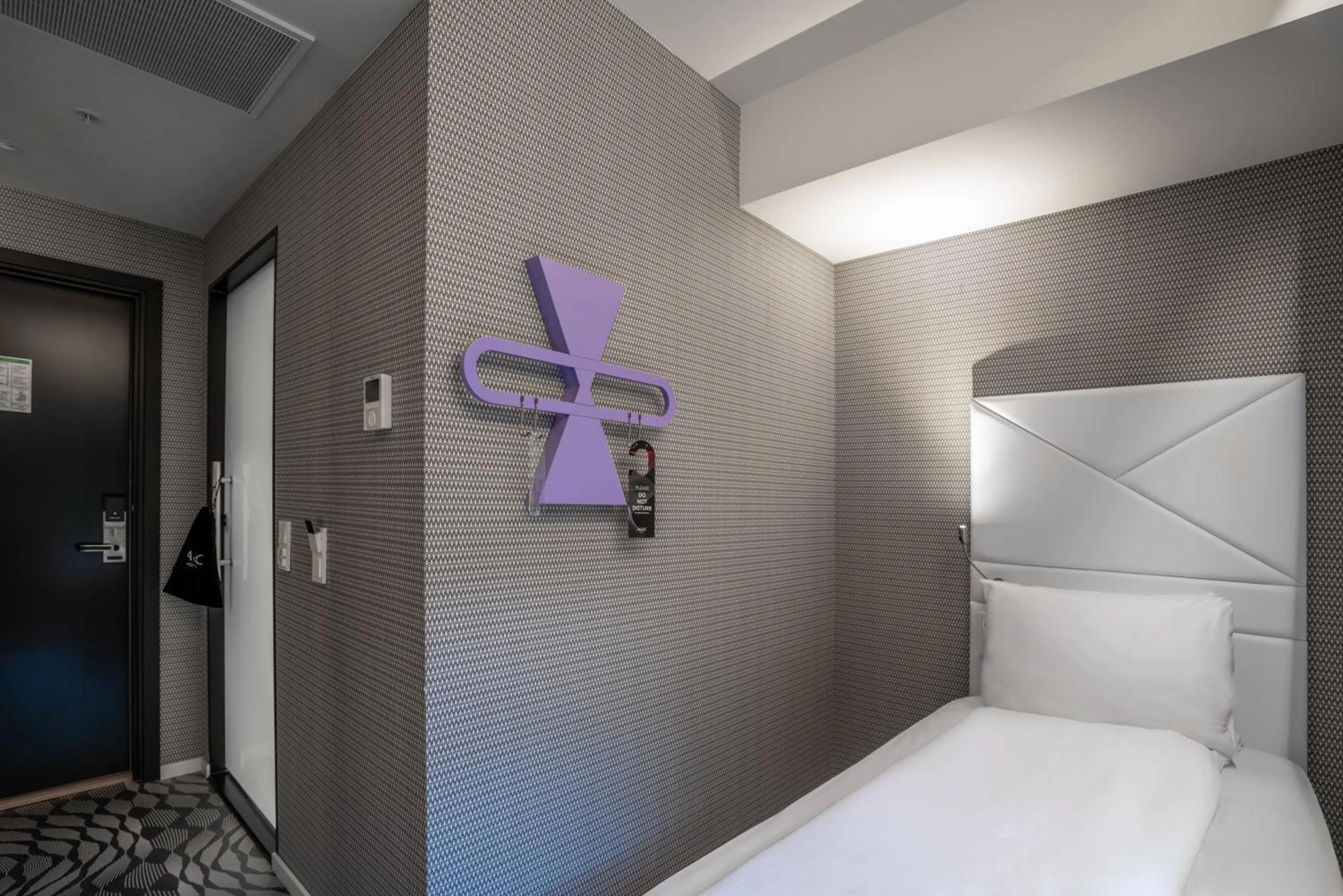 Bed in Magic Hotel & Apartments Kløverhuset