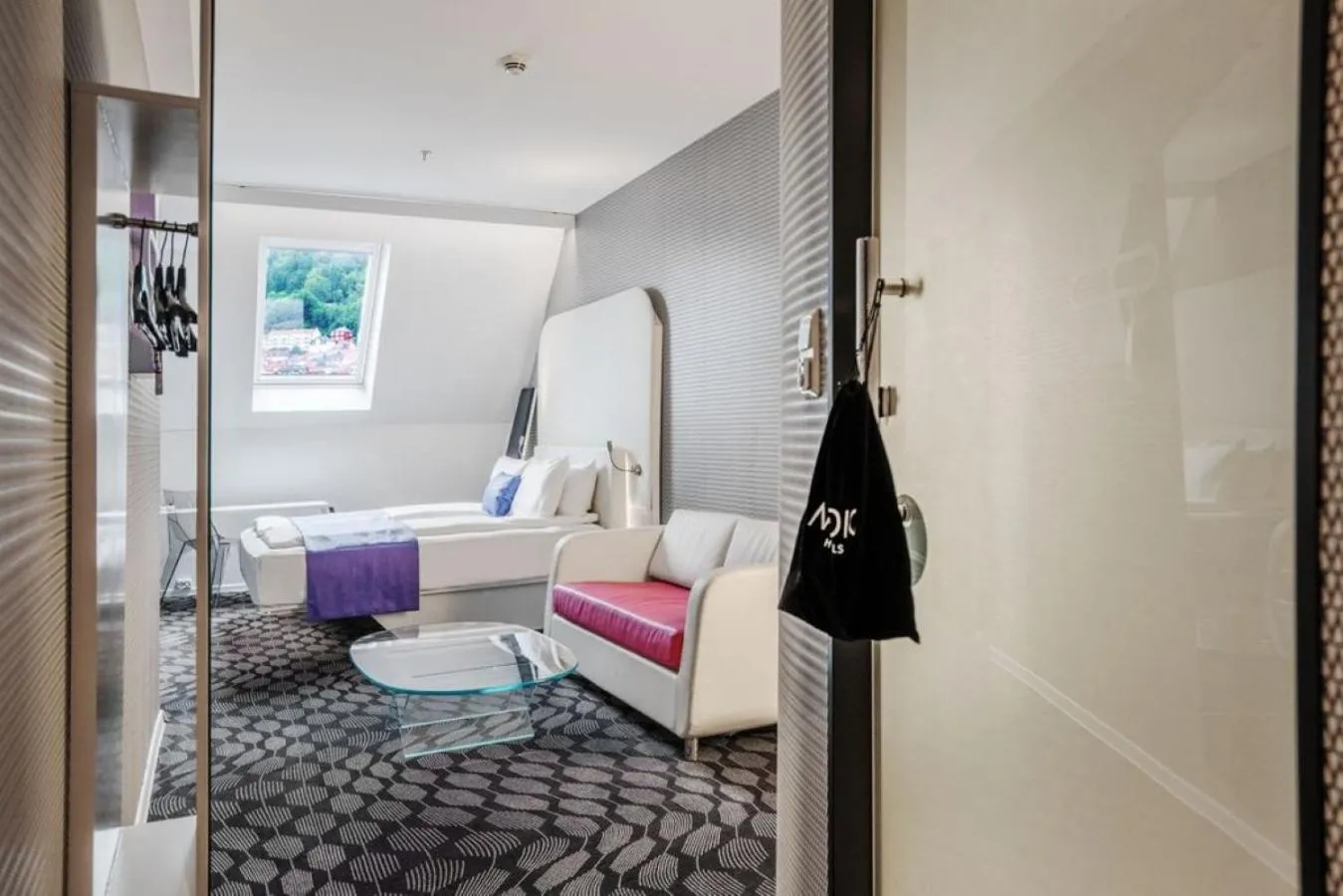 Bed in Magic Hotel & Apartments Kløverhuset