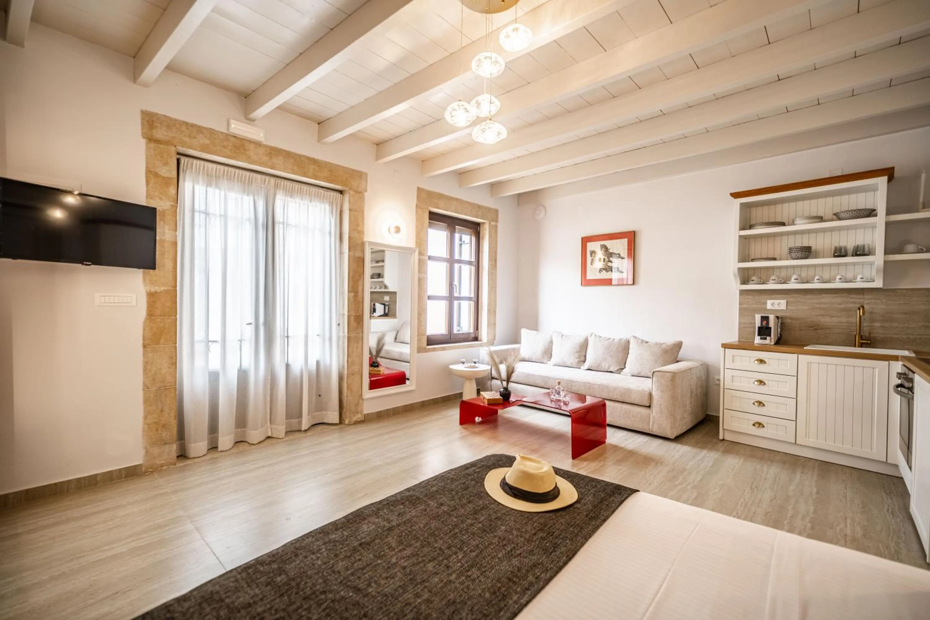 Photo of the whole room in Lithinon Luxury Suites with Free Parking