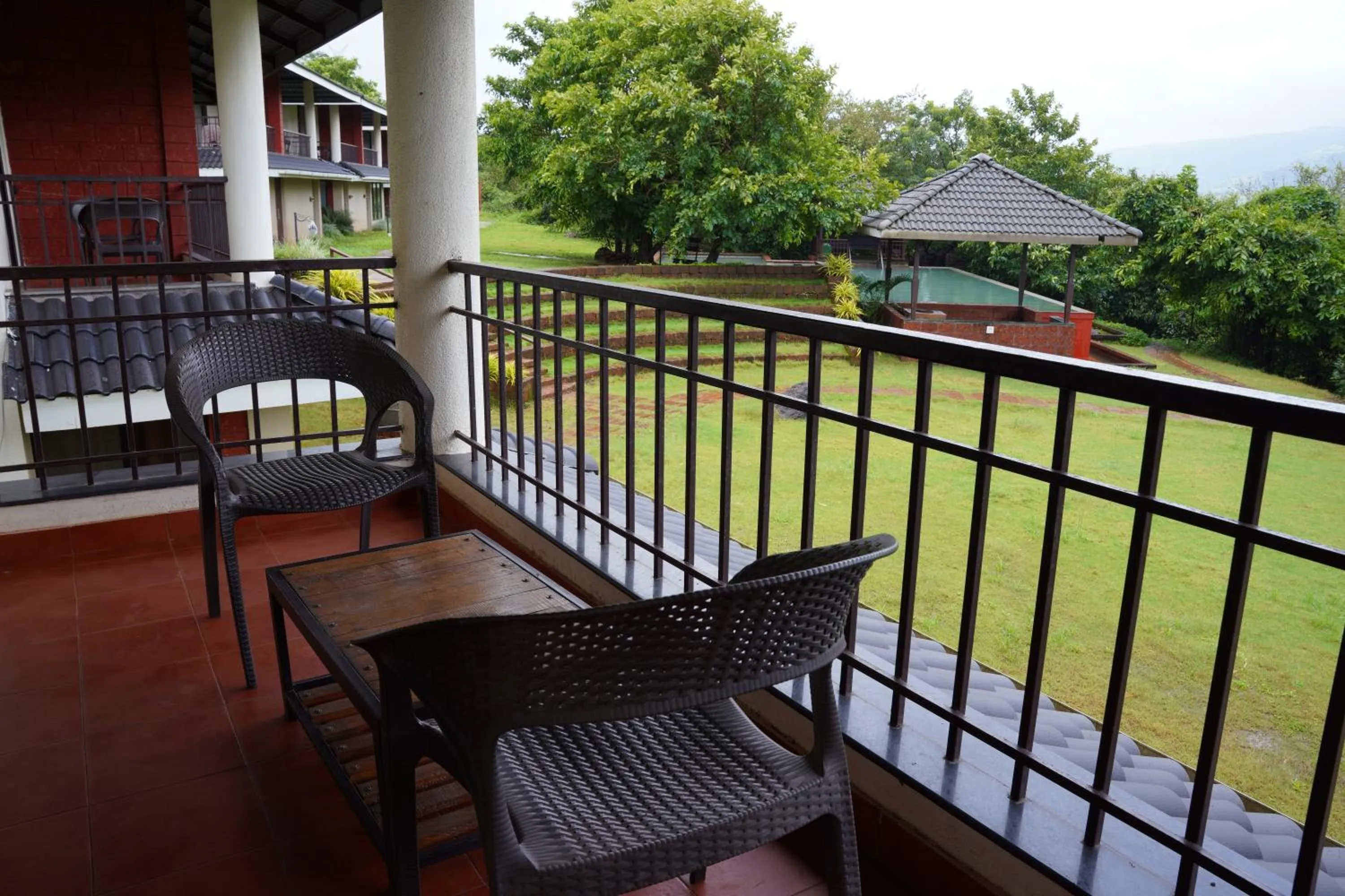 Balcony/Terrace in Forest Escapes Koyna