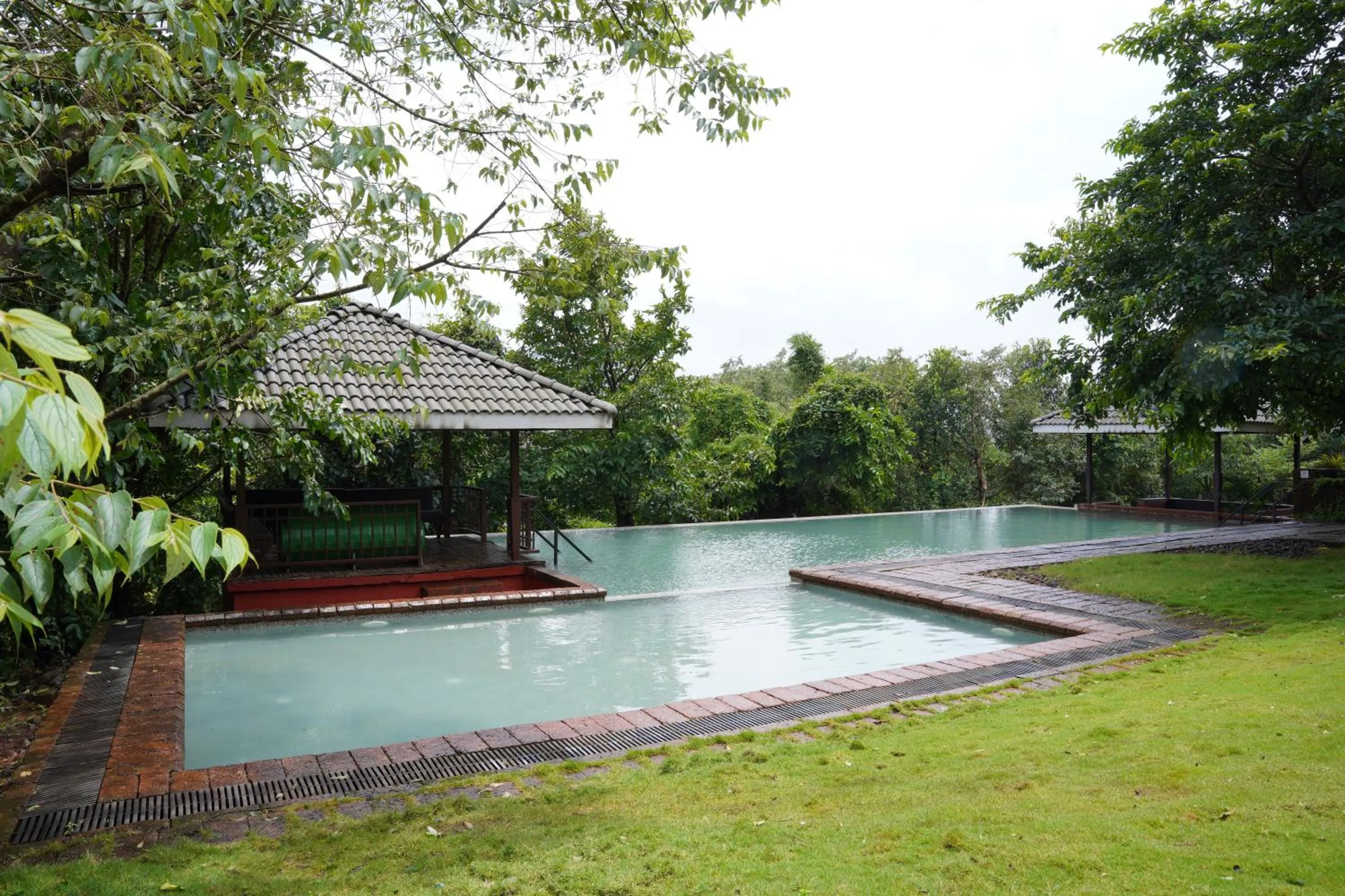 Swimming pool in Forest Escapes Koyna