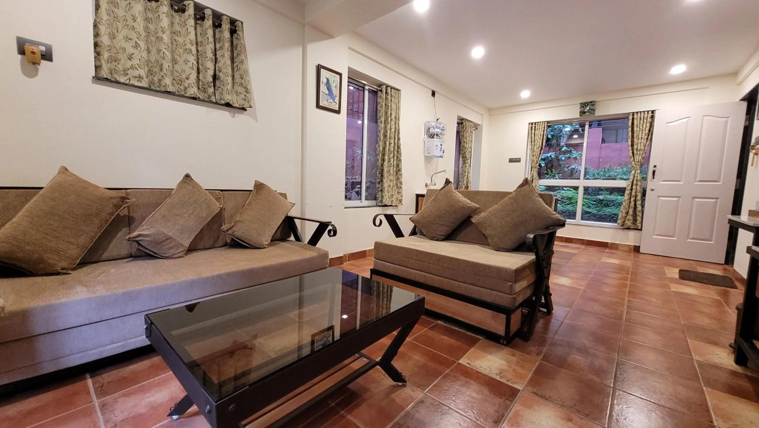 Living room in Forest Escapes Koyna
