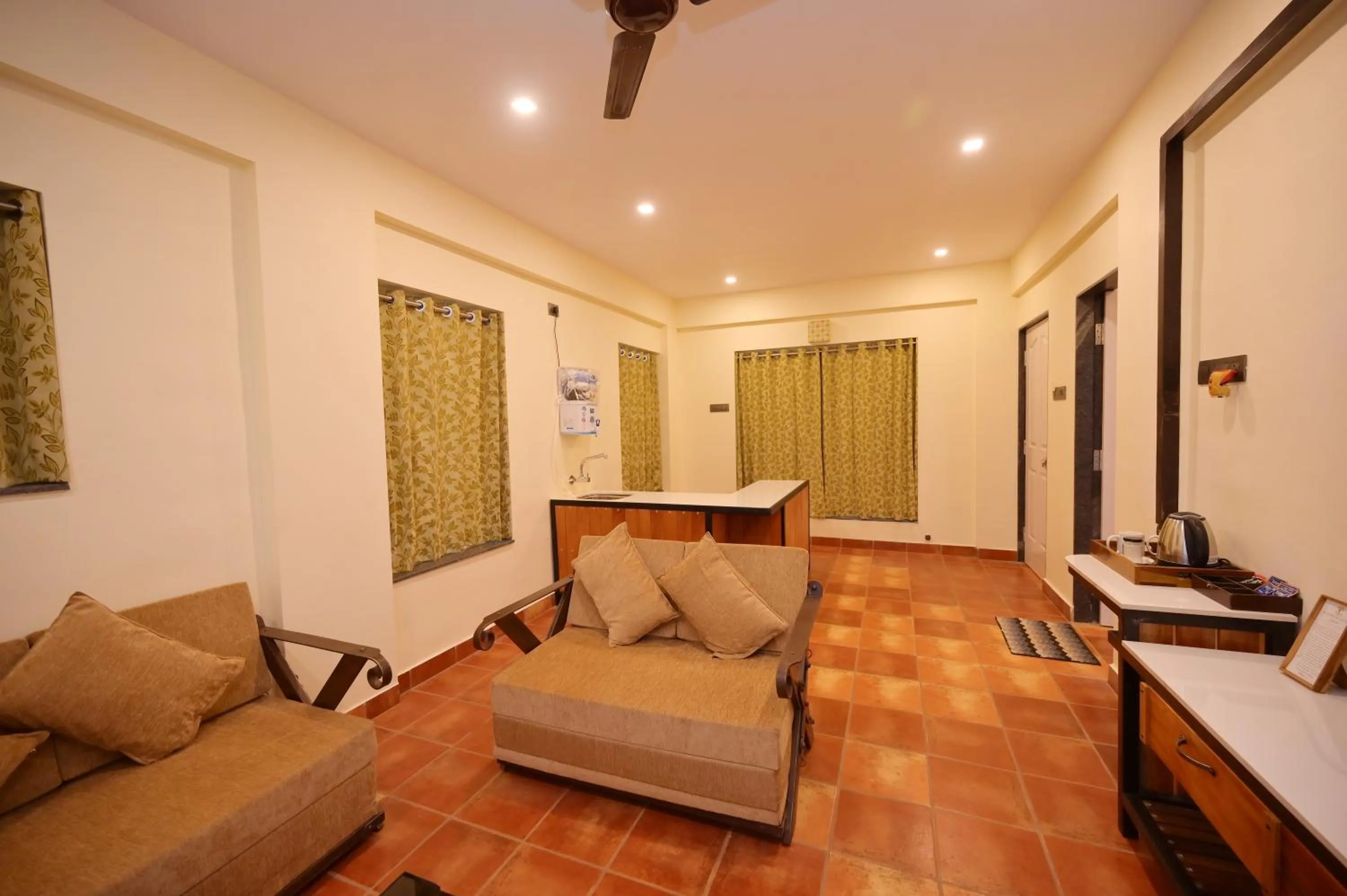 Living room in Forest Escapes Koyna