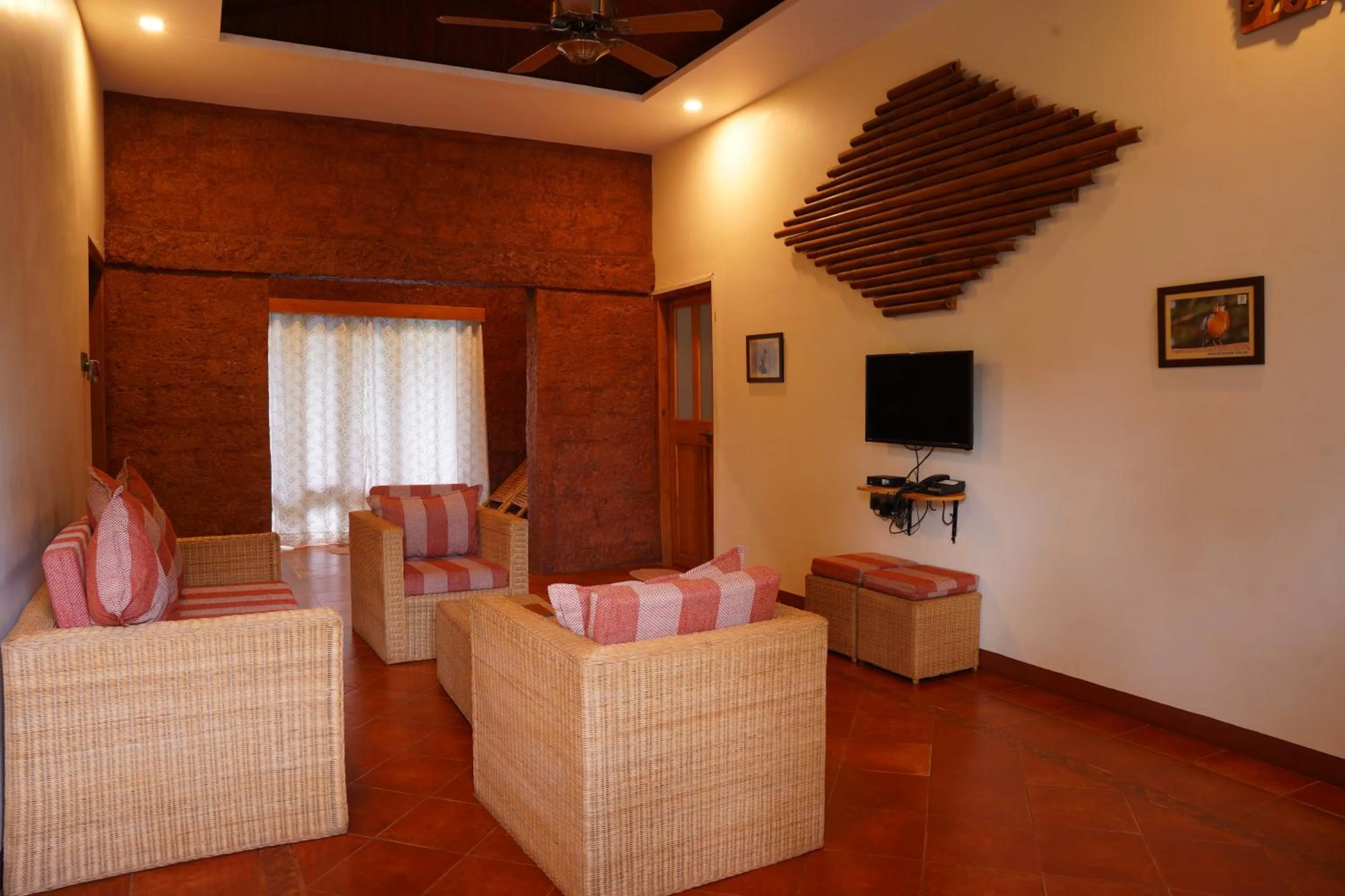 Living room in Forest Escapes Koyna