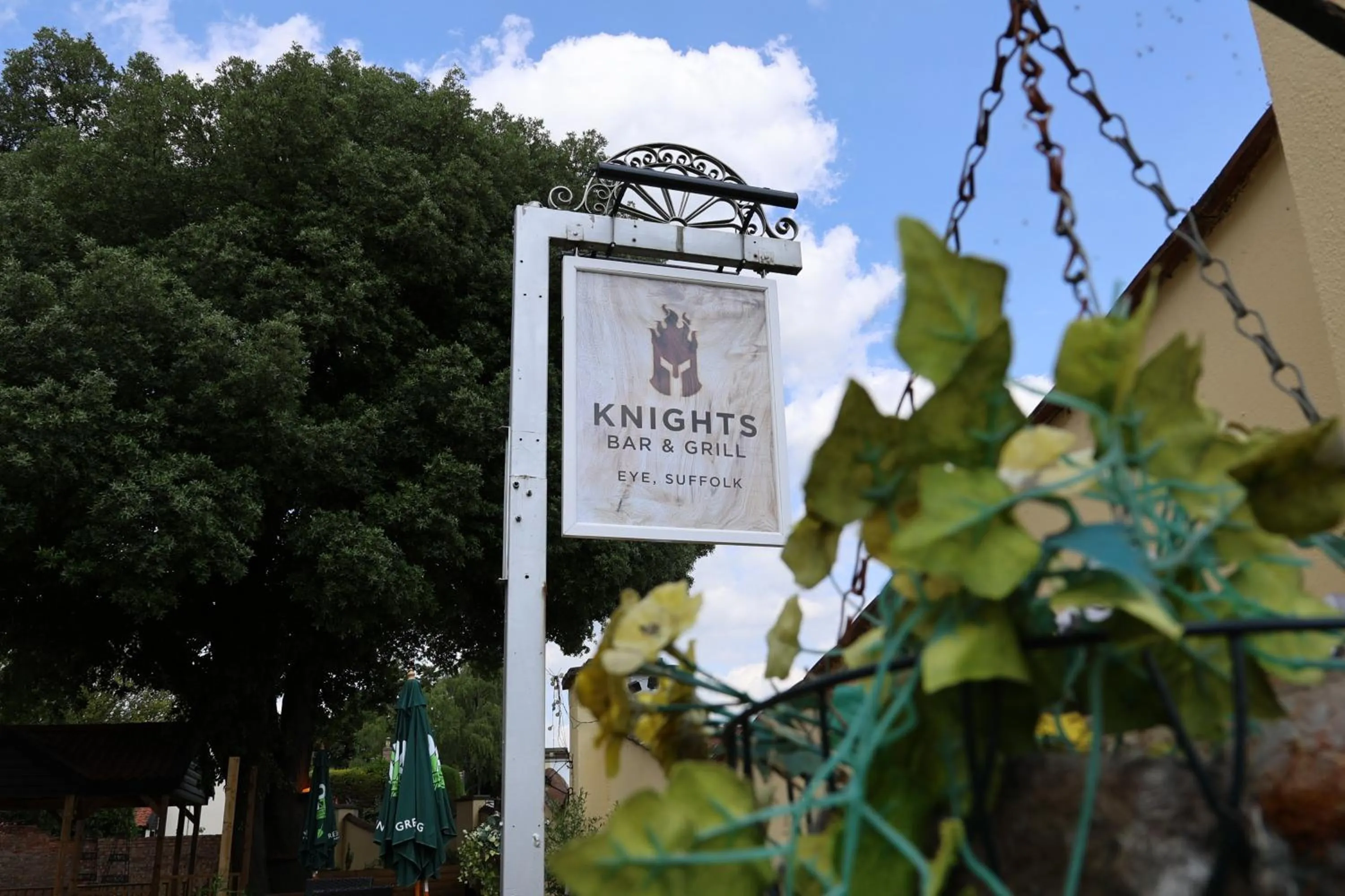 Garden in Best Western Brome Grange Hotel