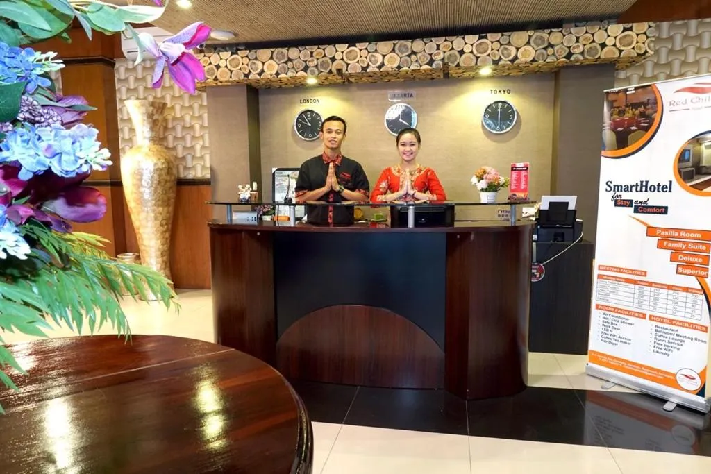 Lobby or reception in Red Chilies Hotel