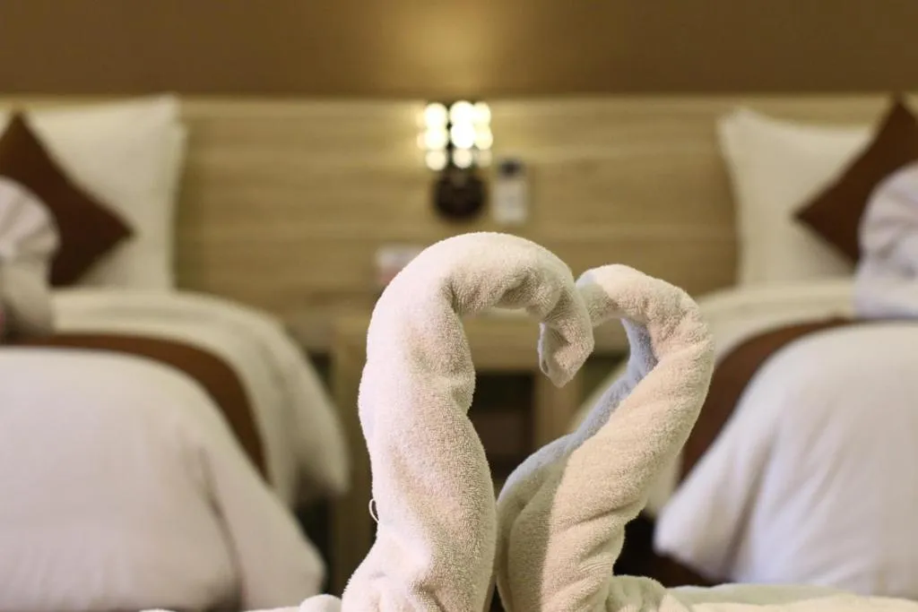 Bed in Red Chilies Hotel