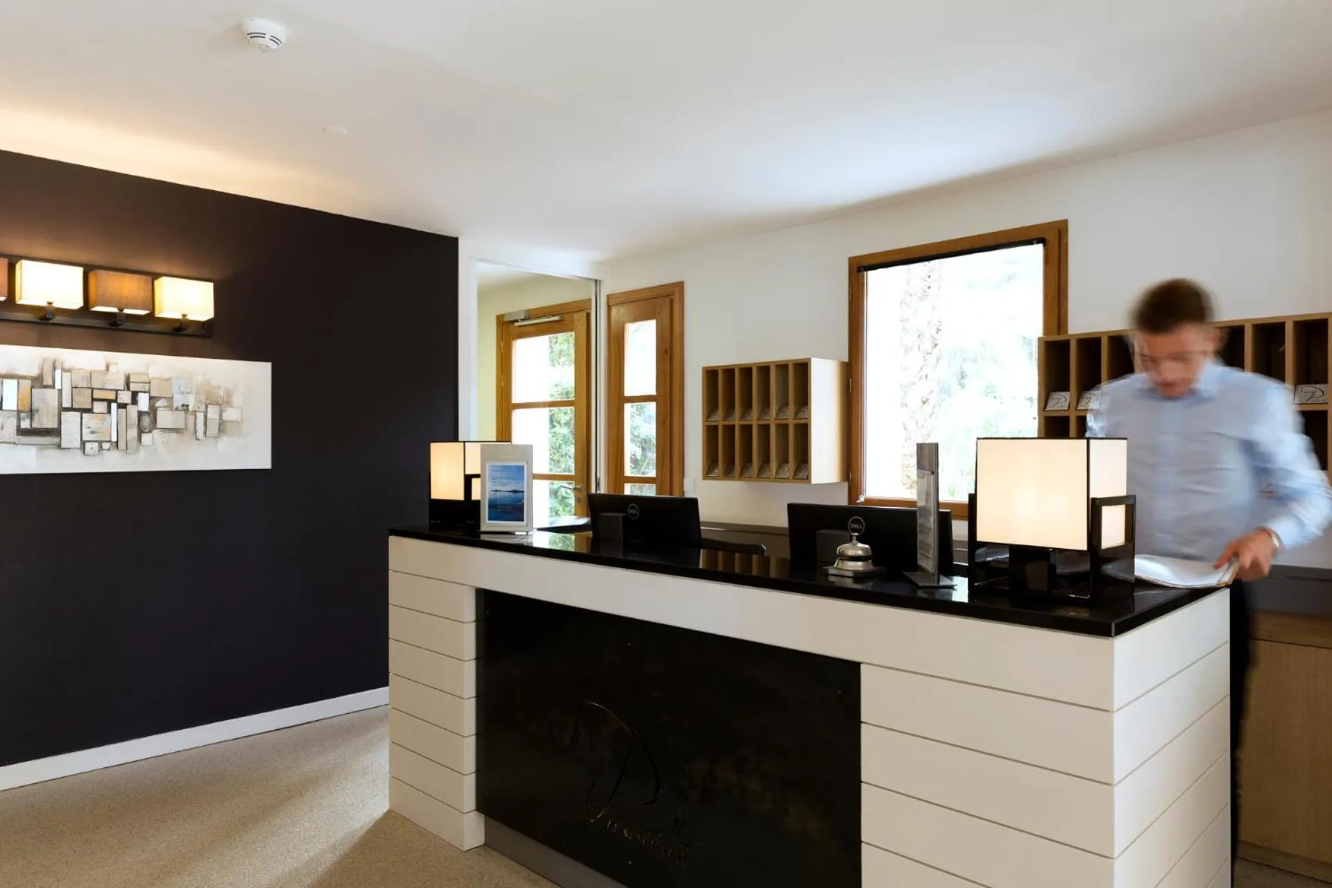 Lobby or reception in Le Pinarello