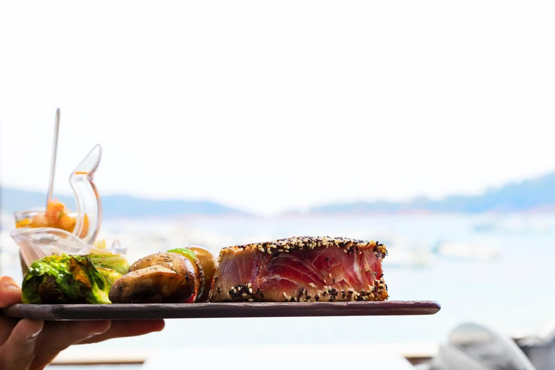 Food close-up in Le Pinarello