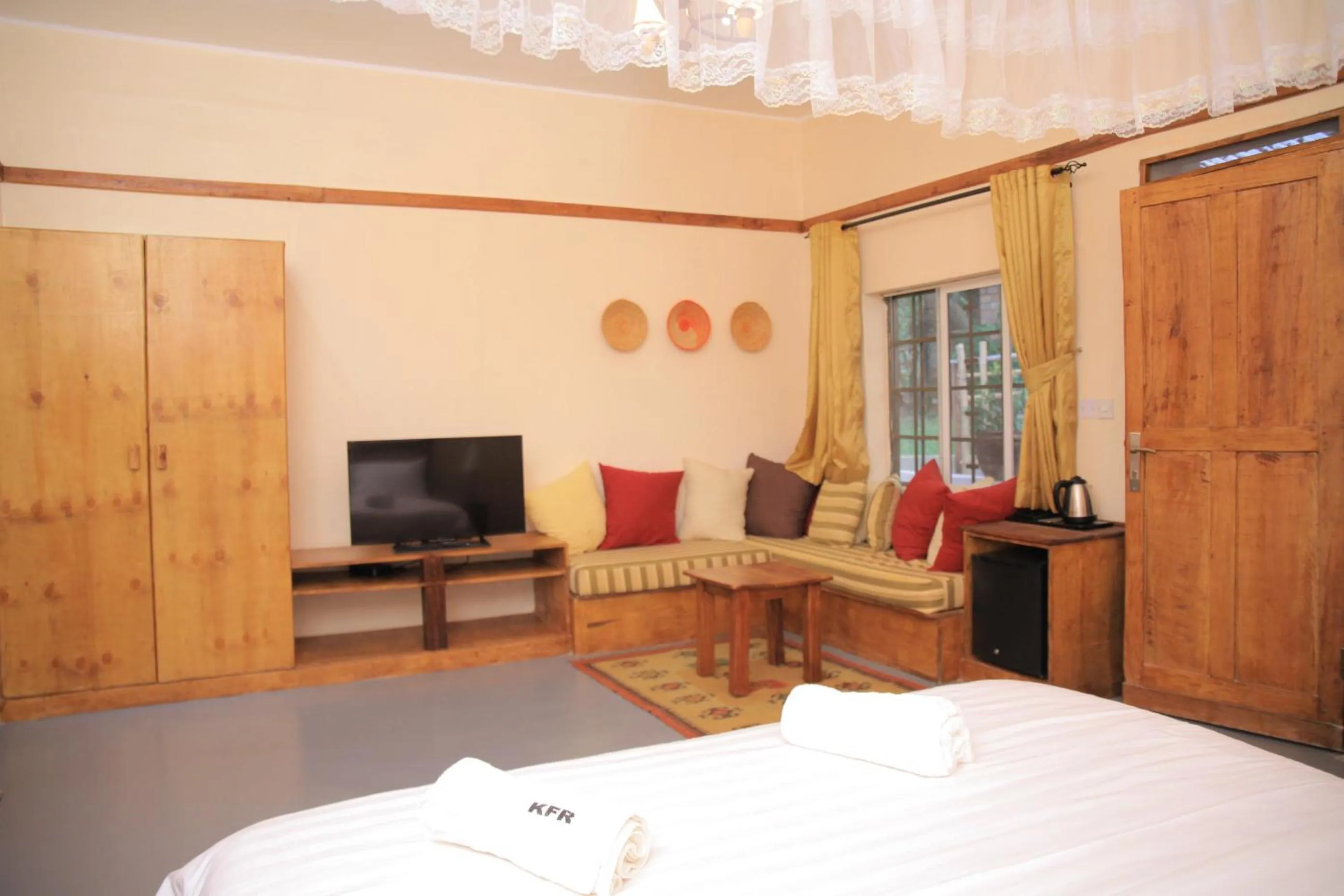 Bed in Kampala Forest Resort - KFR Lodge