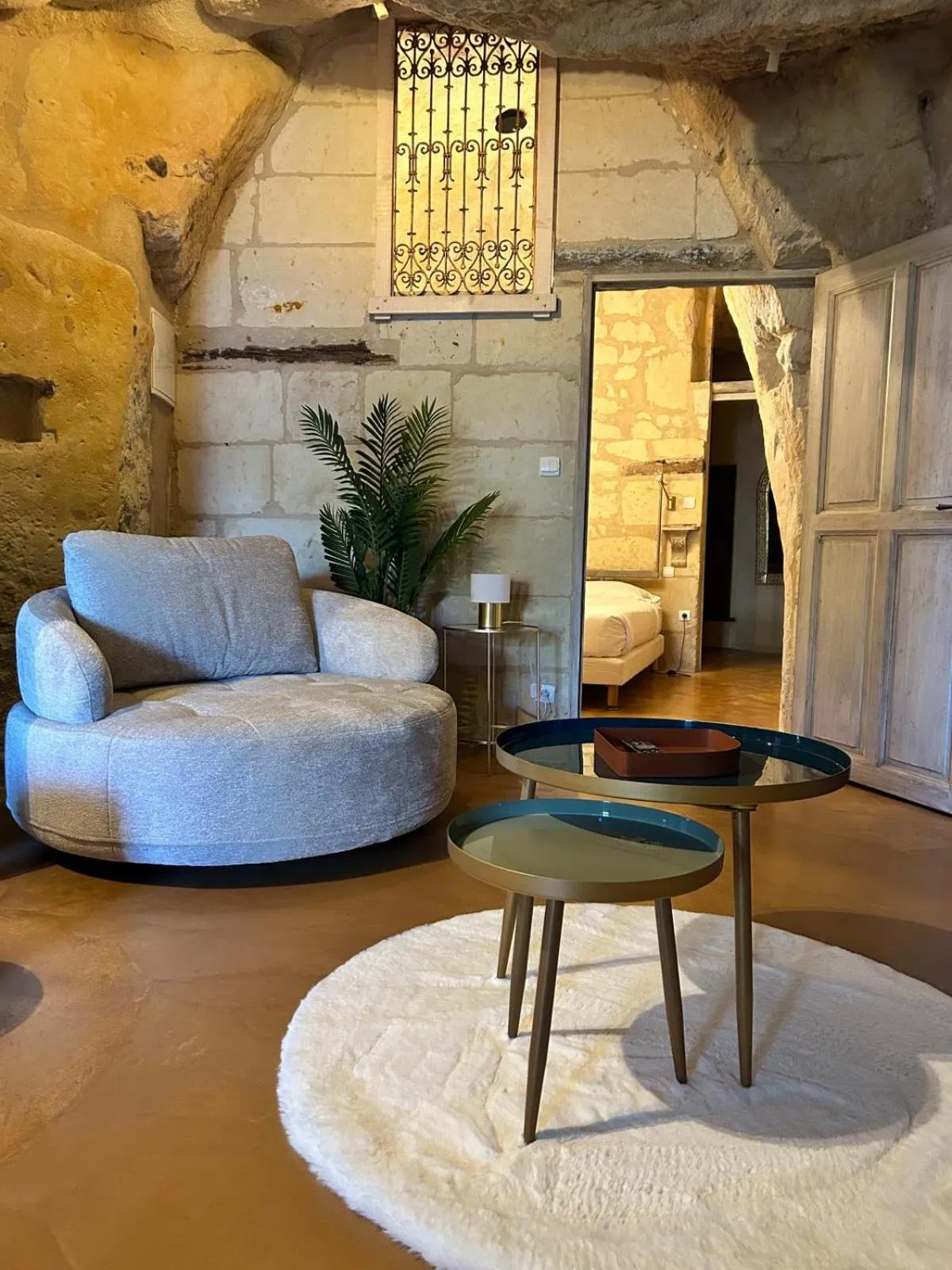 Living room in Logis Demeure de la Vignole