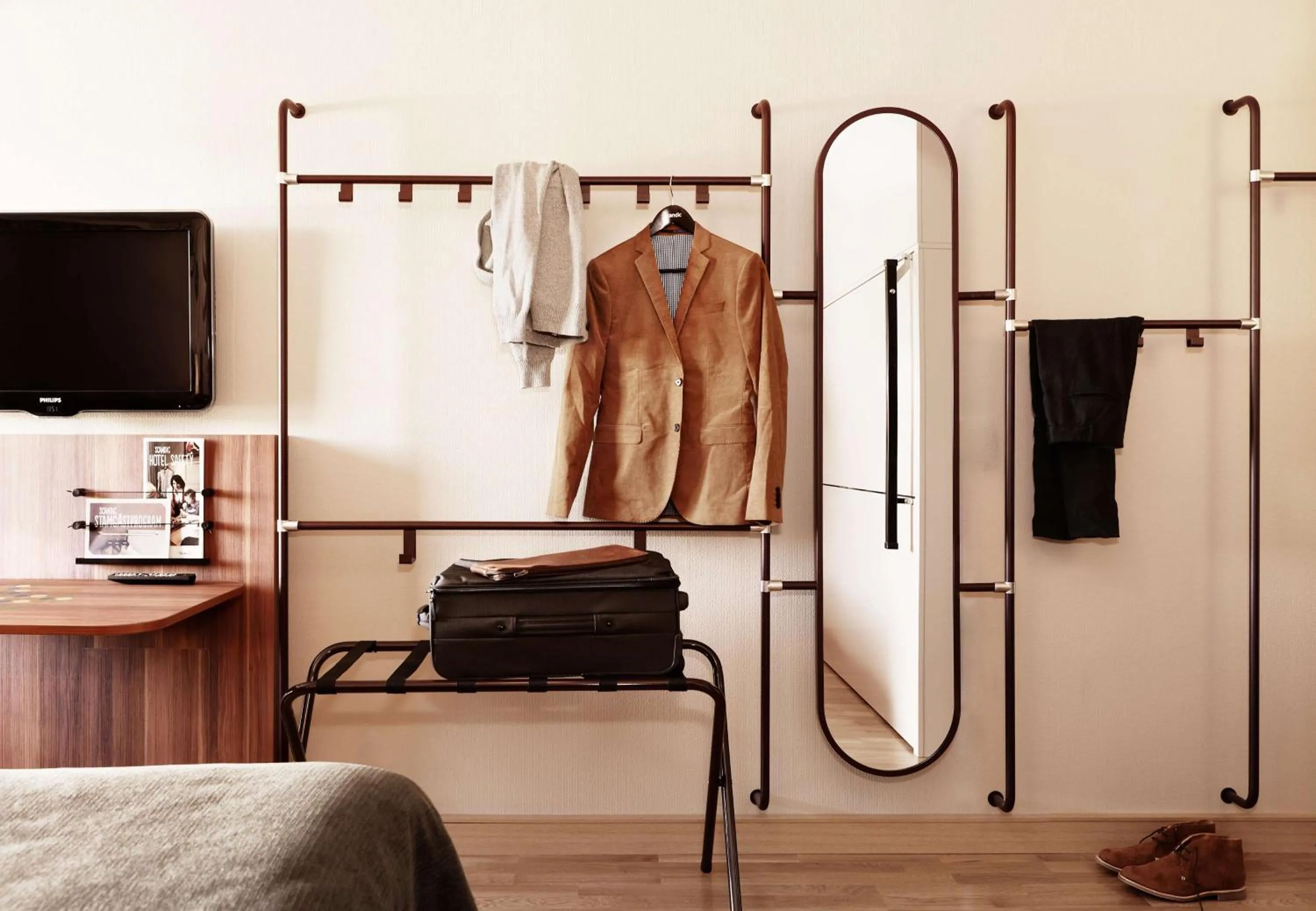 Bedroom in Scandic Backadal