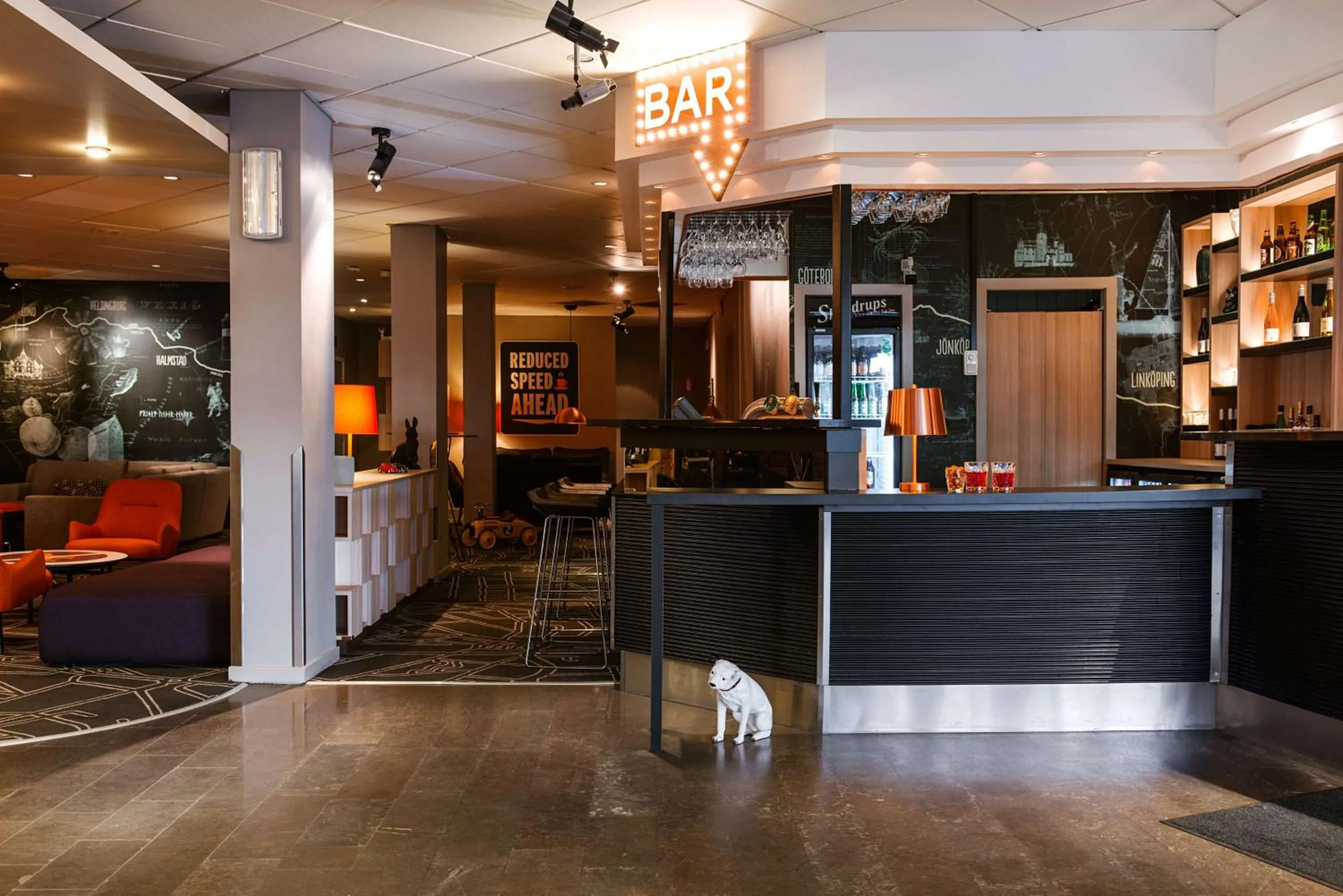 Lobby or reception in Scandic Backadal