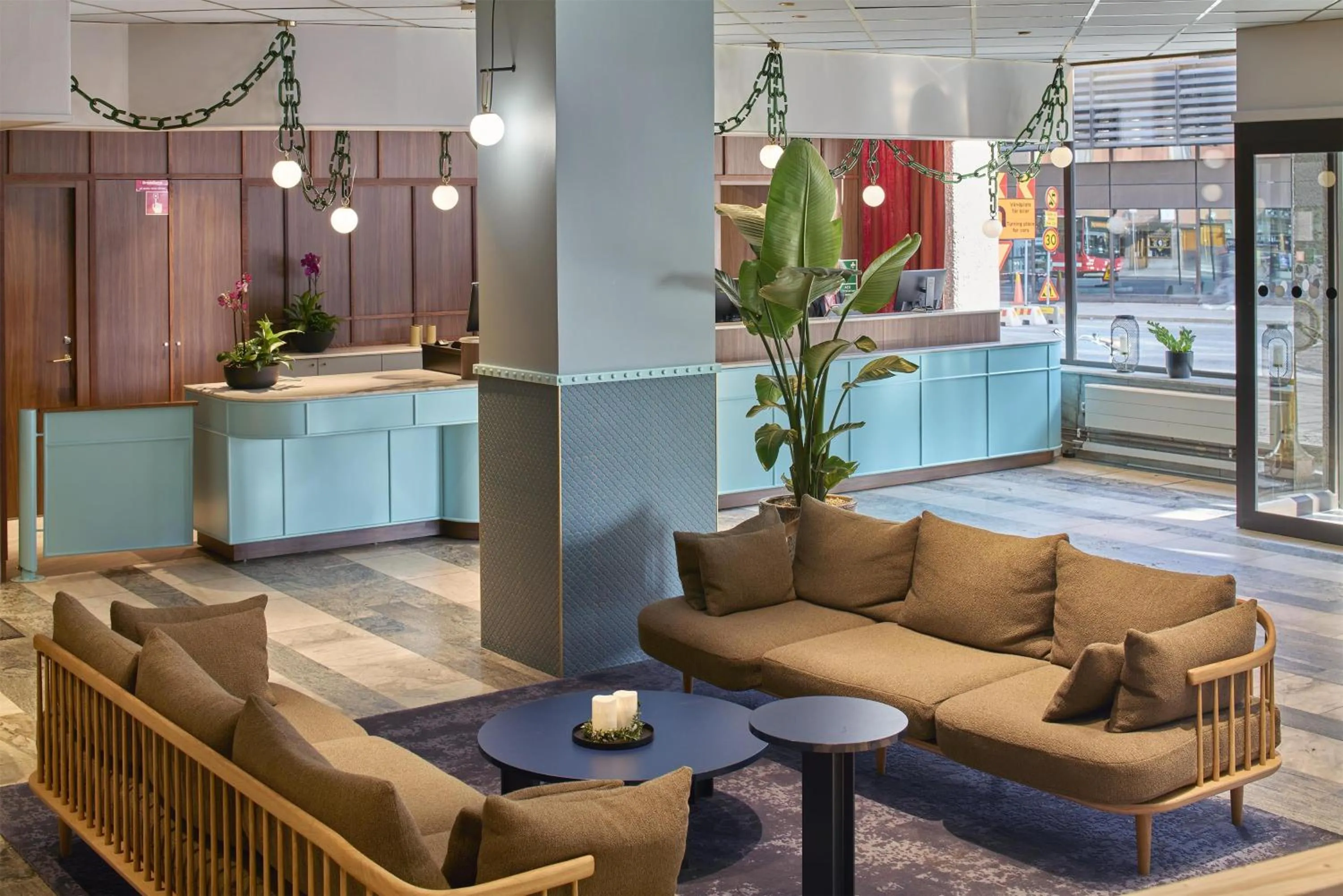 Lobby or reception in Scandic Sjöfartshotellet