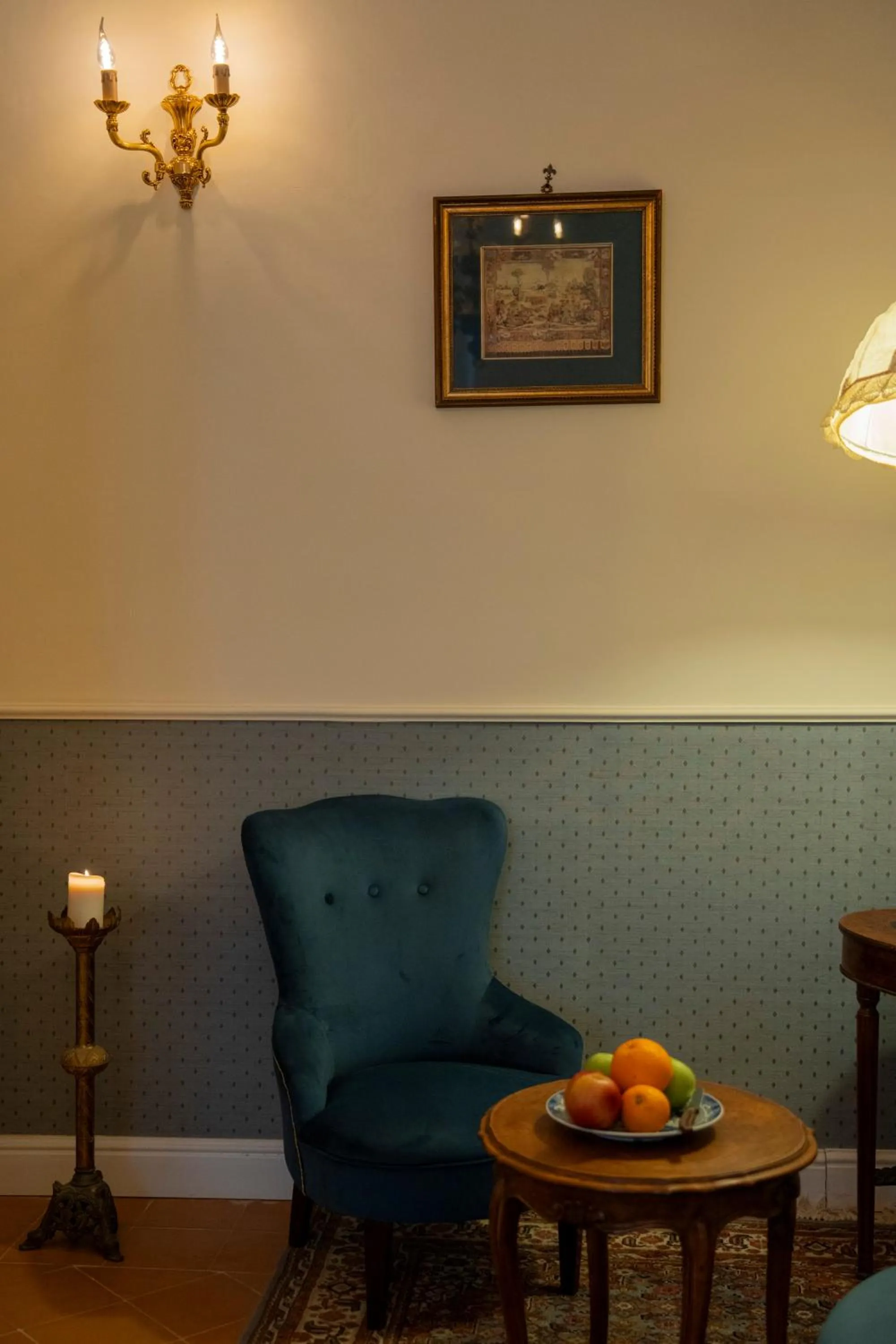 Living room in Casa Santangelo Suites