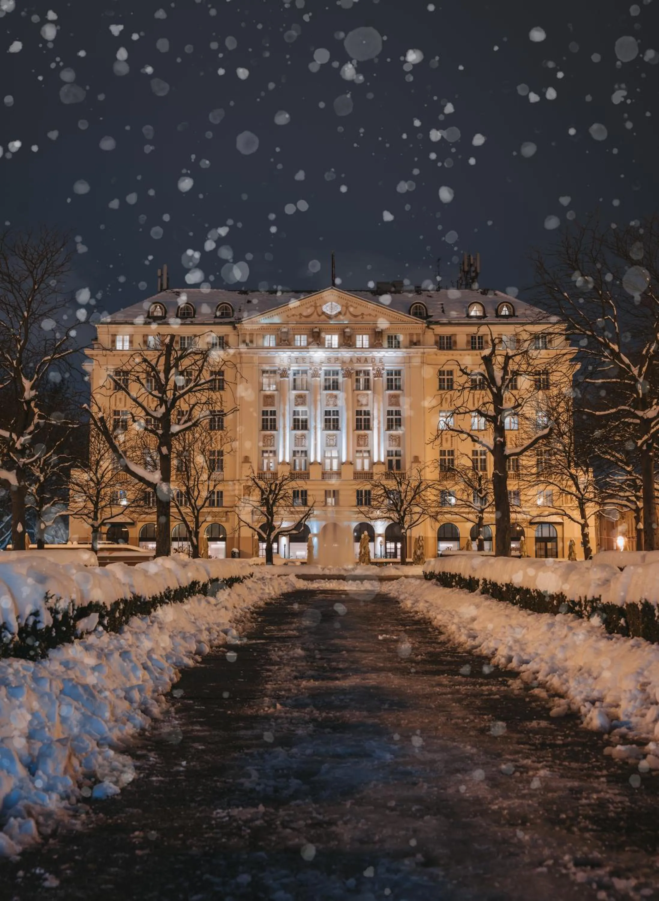 Property building in Esplanade Zagreb Hotel