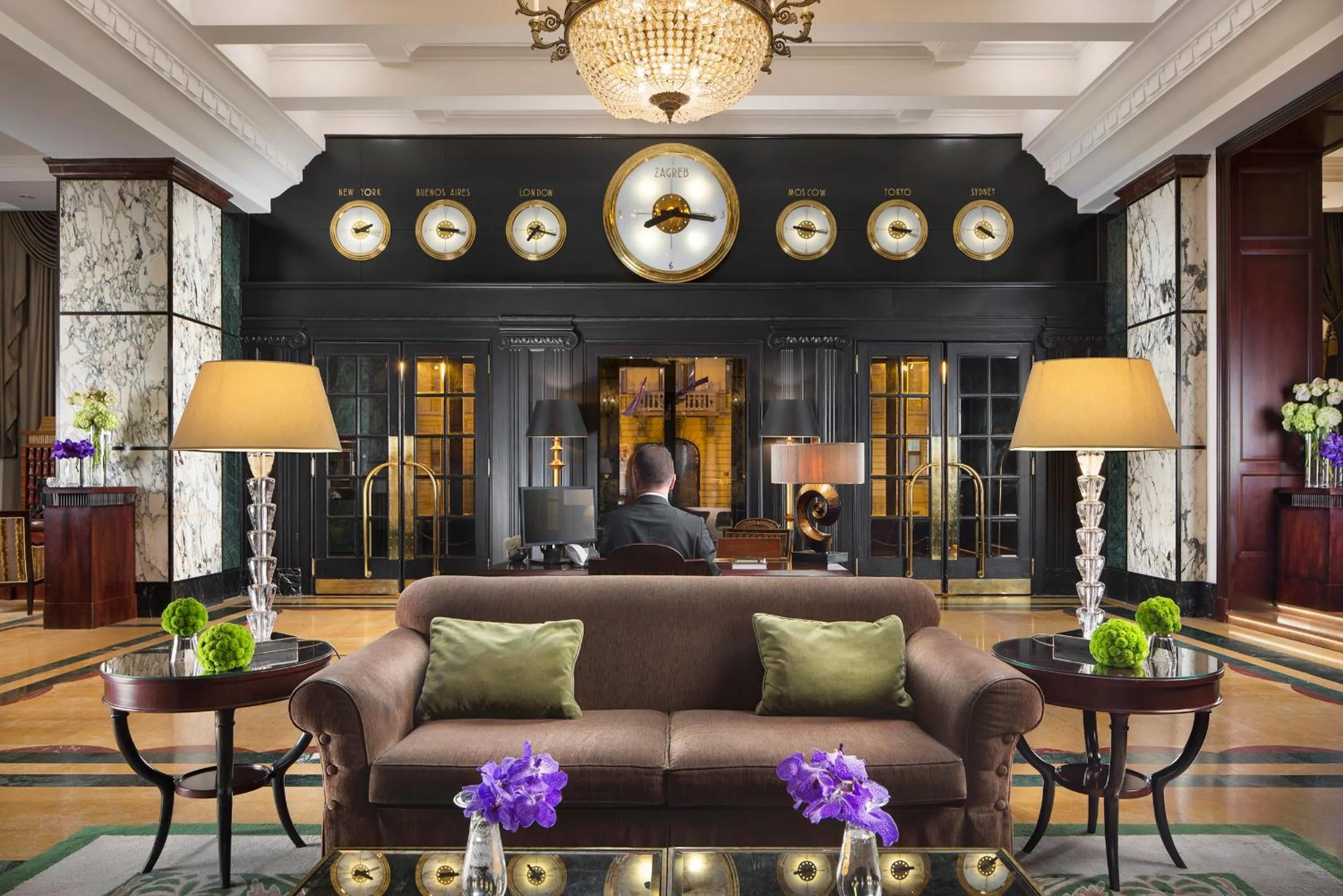 Lobby or reception in Esplanade Zagreb Hotel