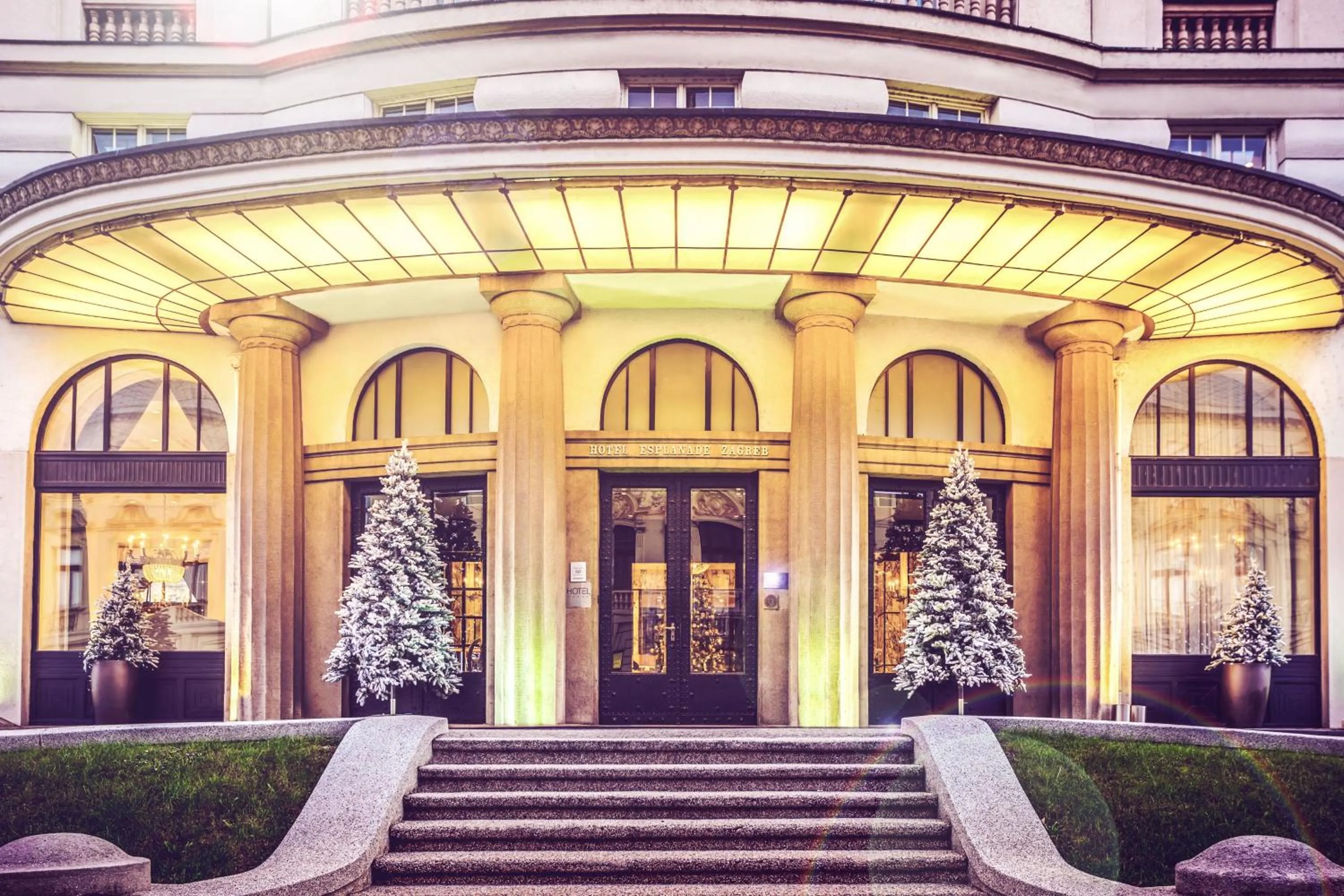 Facade/entrance in Esplanade Zagreb Hotel