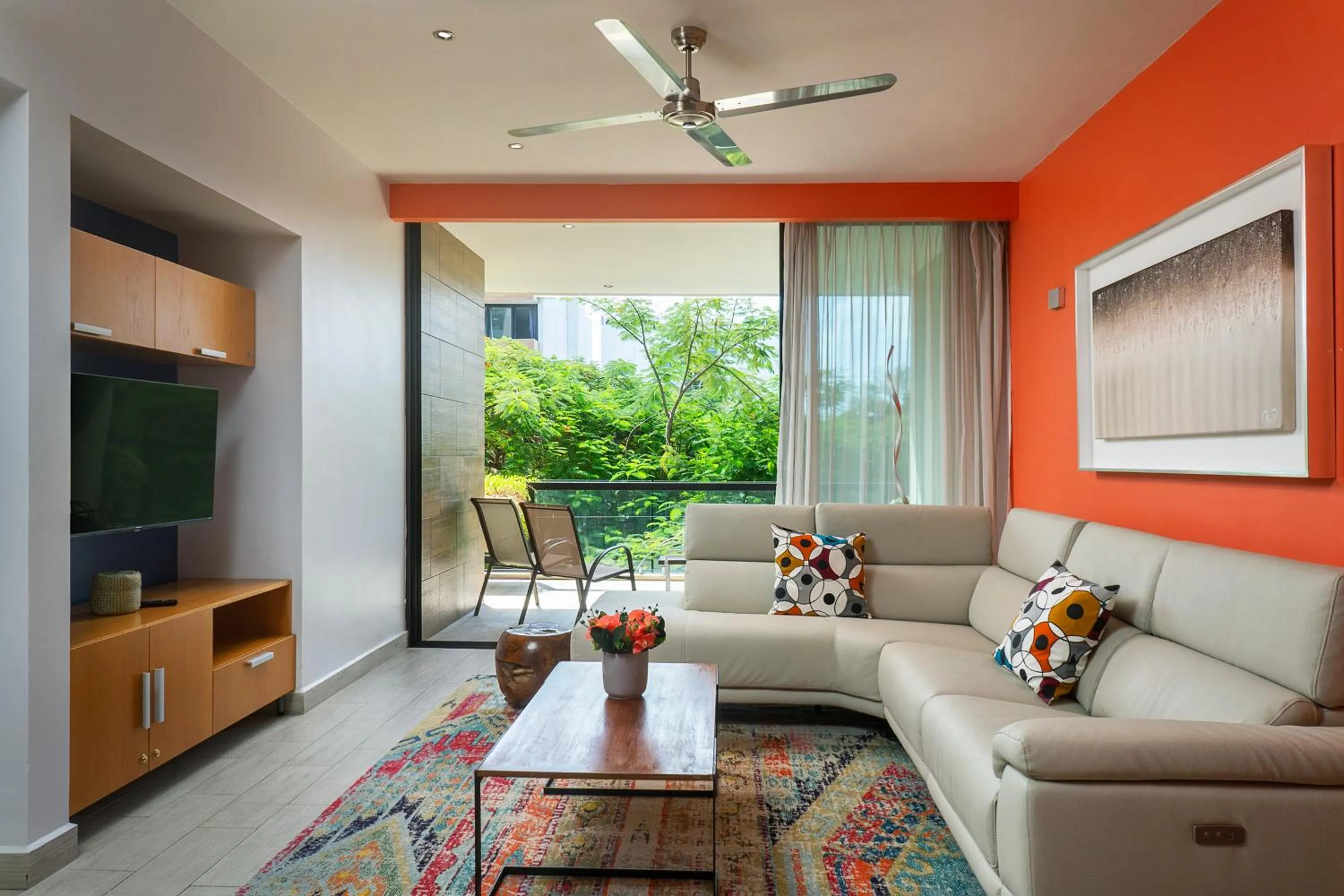 Living room in Opal Suites Apartments