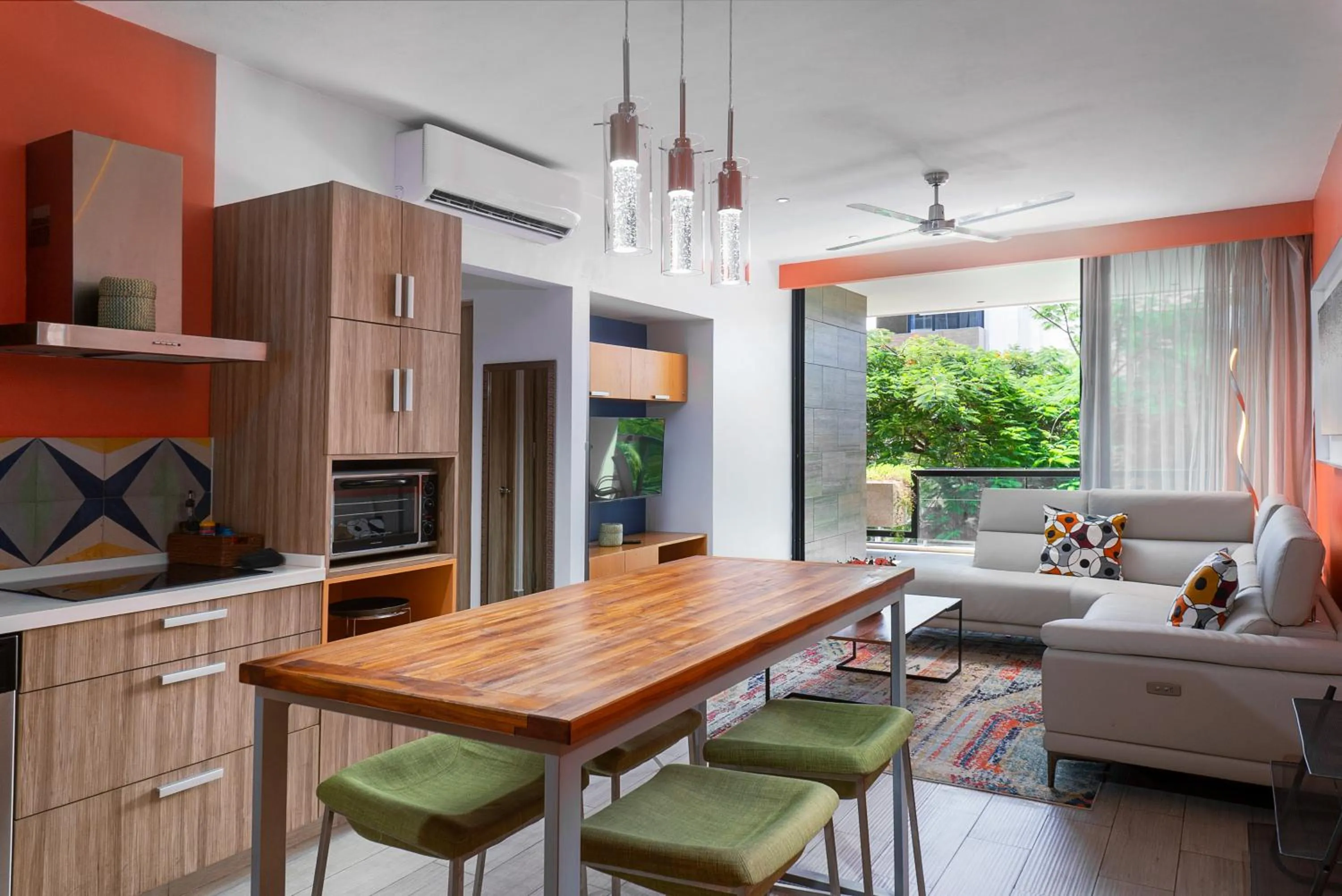 Living room in Opal Suites Apartments