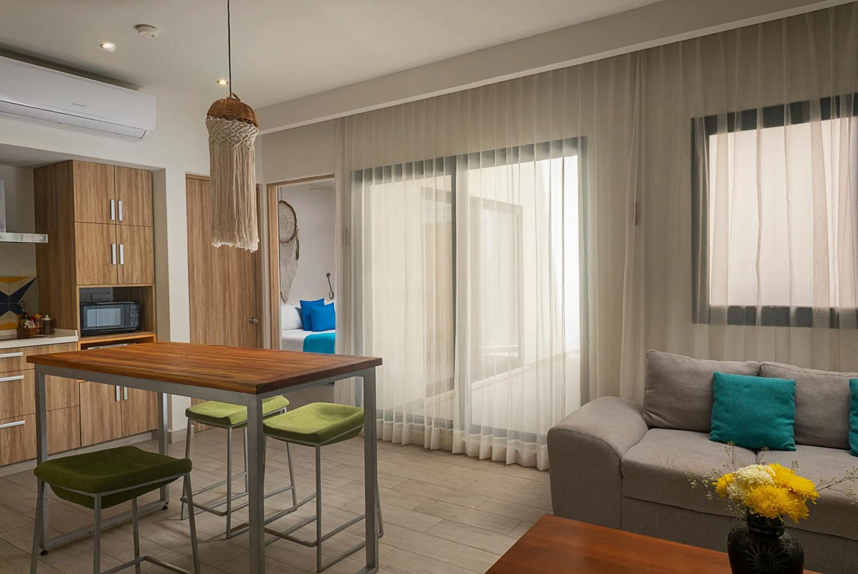 Living room in Opal Suites Apartments