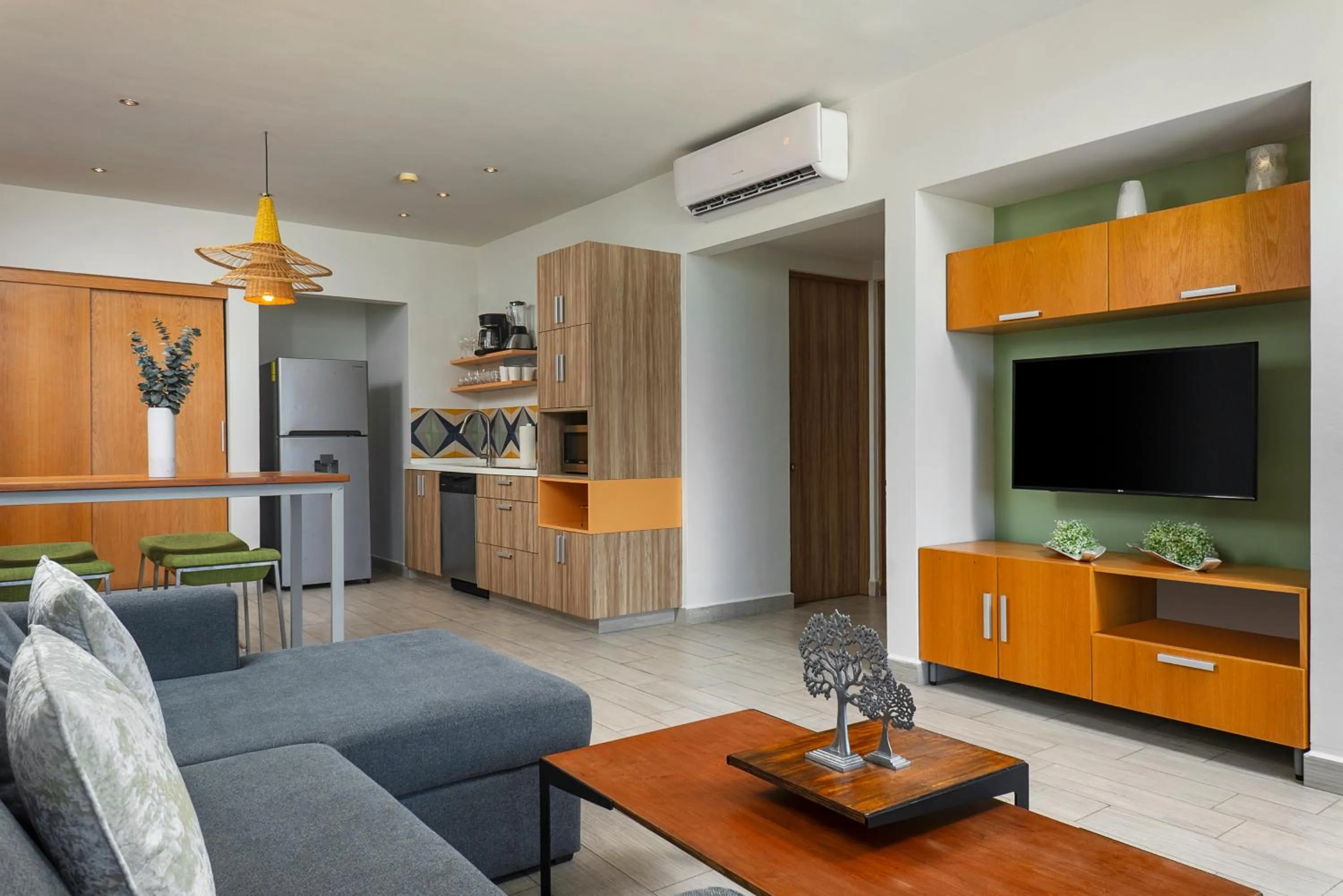 TV and multimedia in Opal Suites Apartments