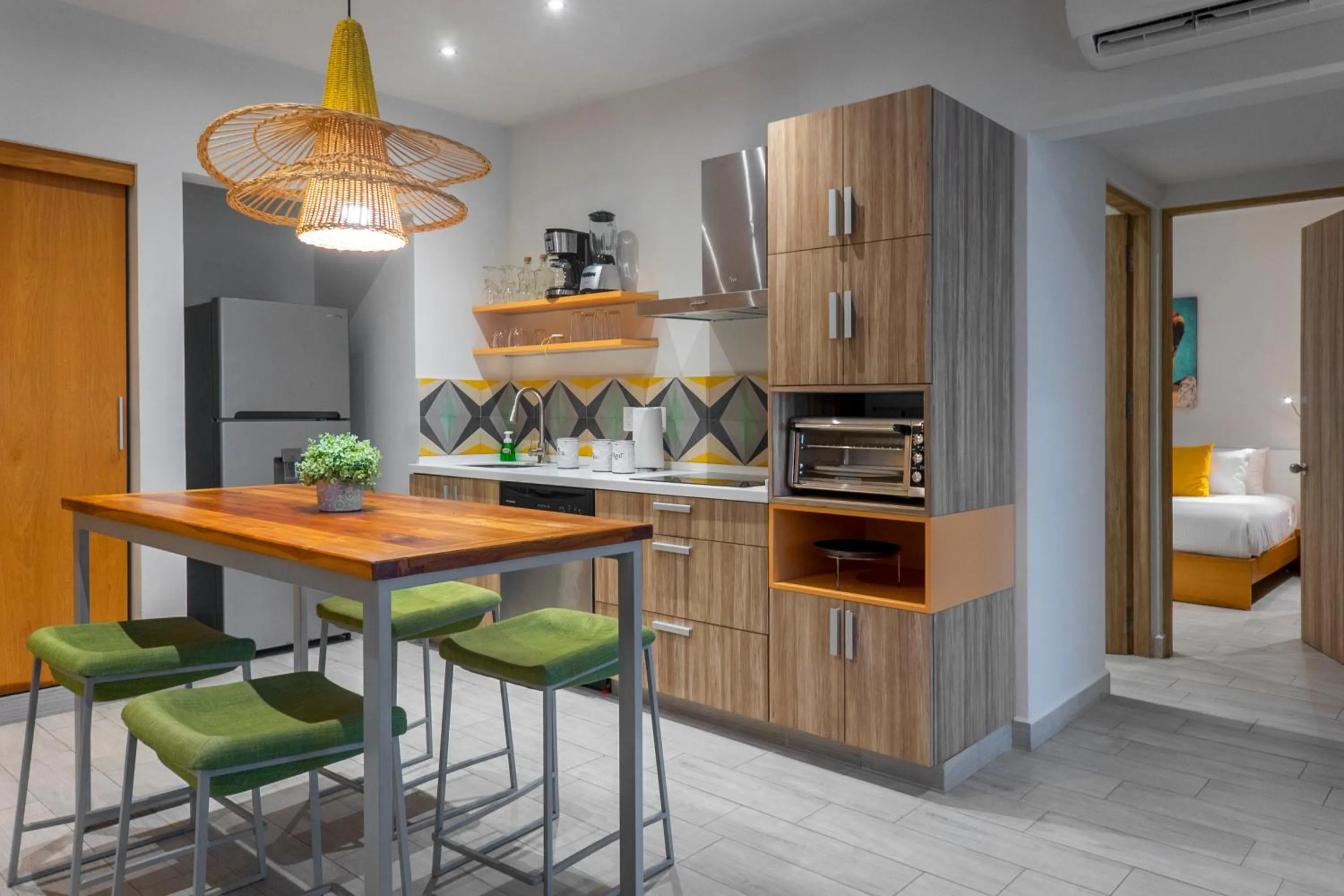 kitchen in Opal Suites Apartments