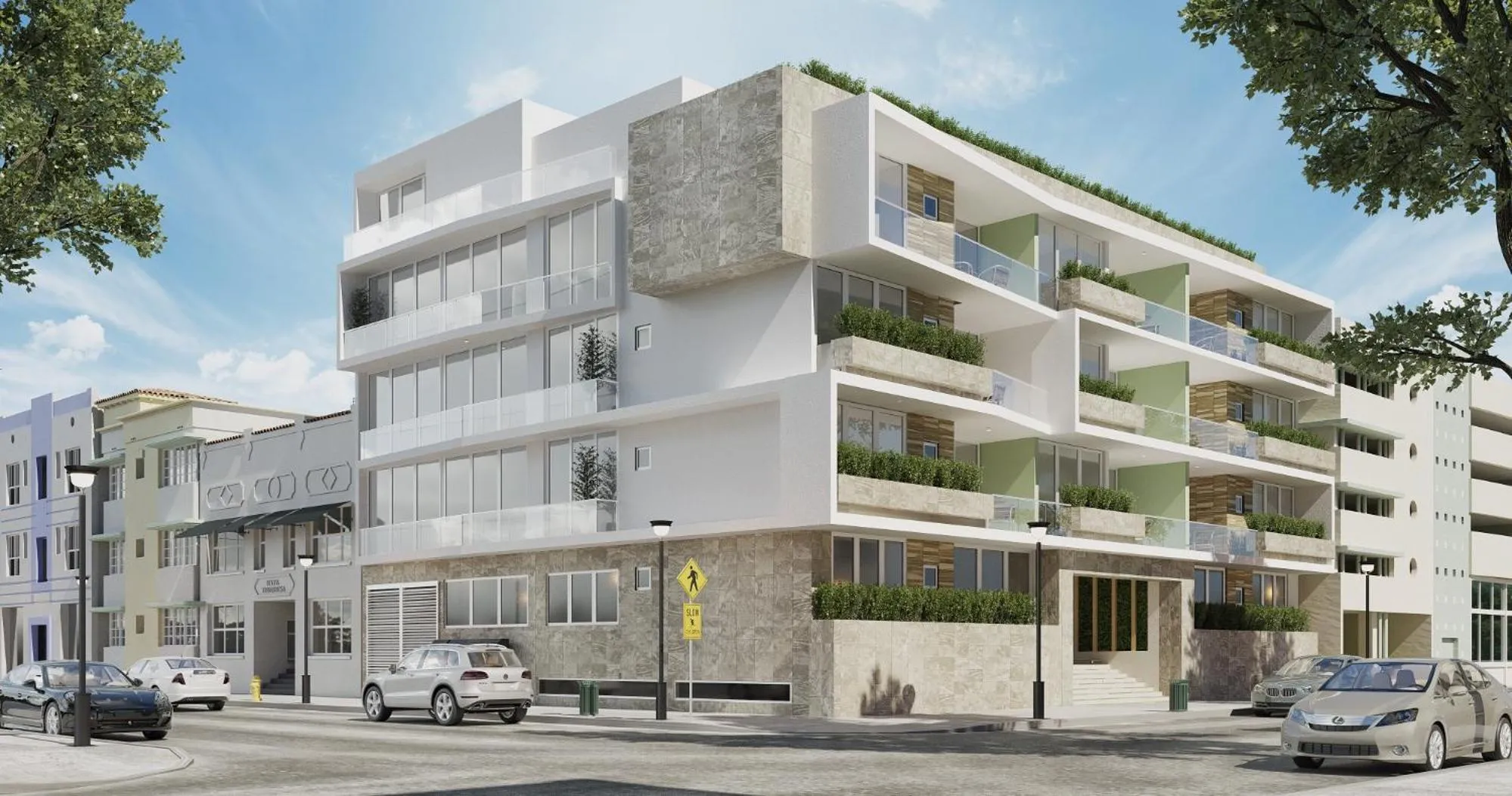 Facade/entrance in Opal Suites Apartments