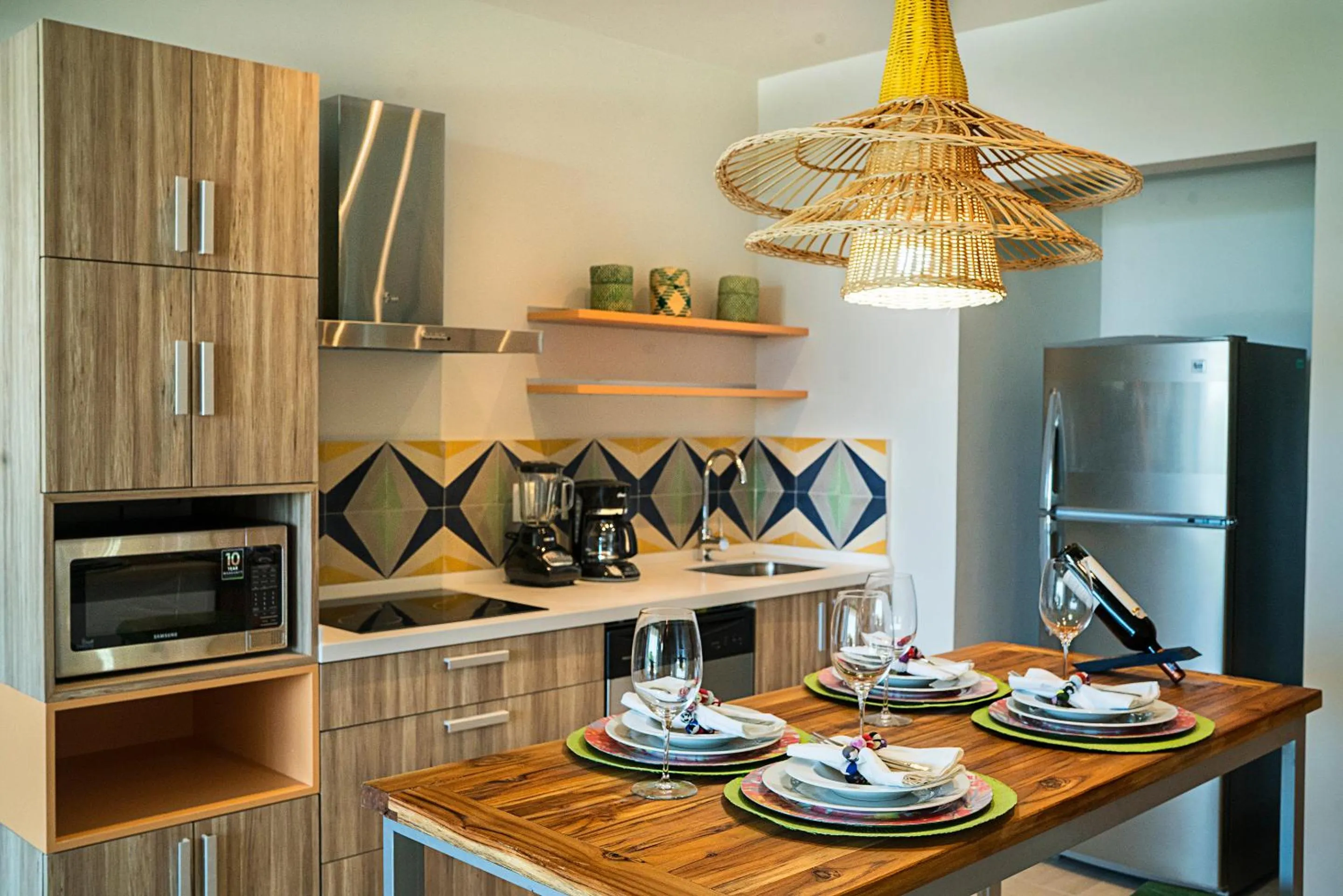 Kitchen or kitchenette in Opal Suites Apartments