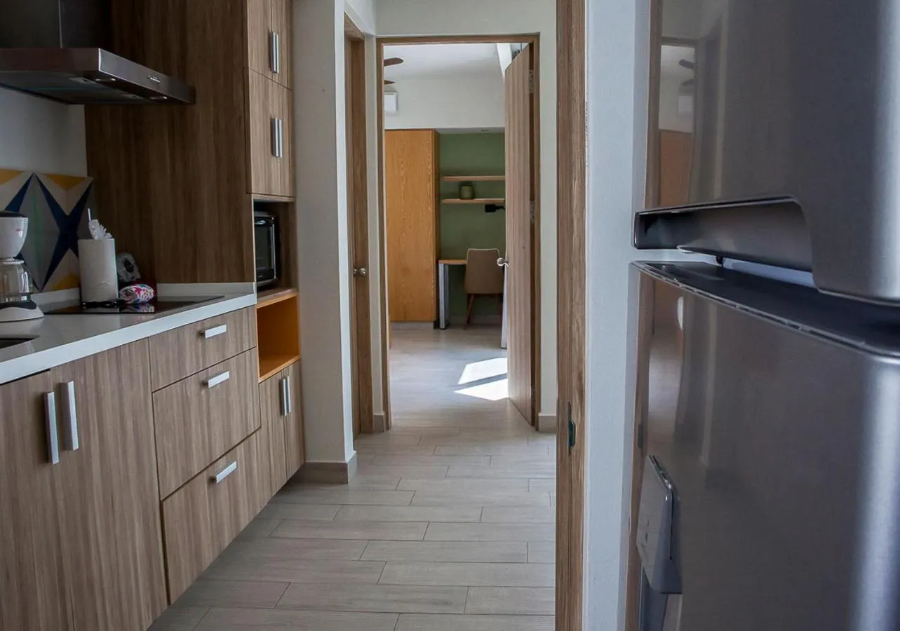 Kitchen or kitchenette in Opal Suites Apartments