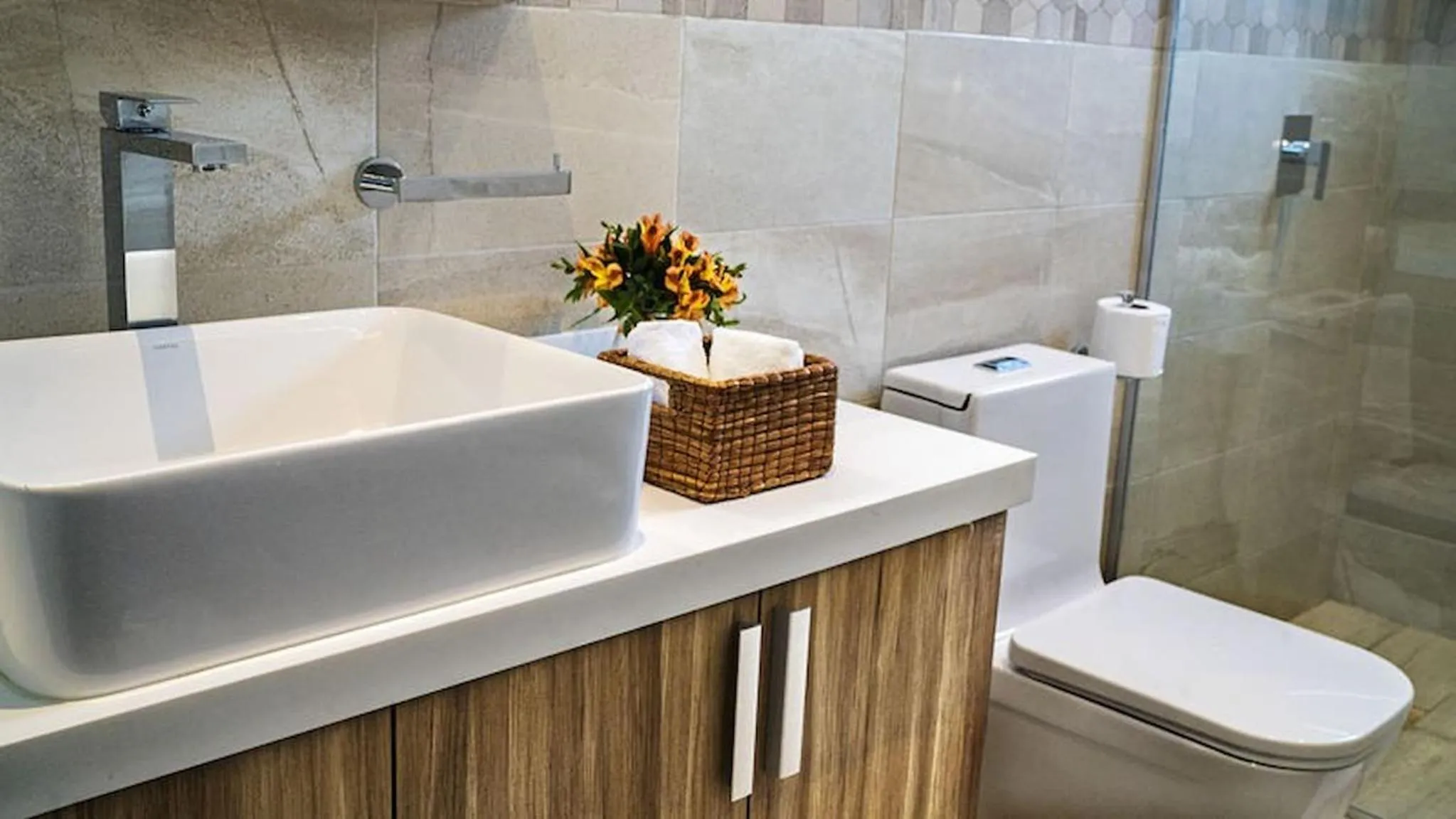 Bathroom in Opal Suites Apartments